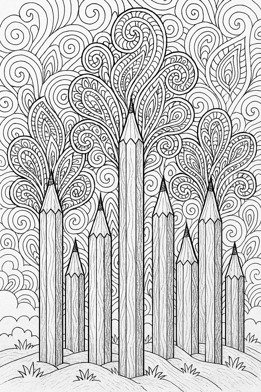 Patterns Balance Free Printable Coloring Pages