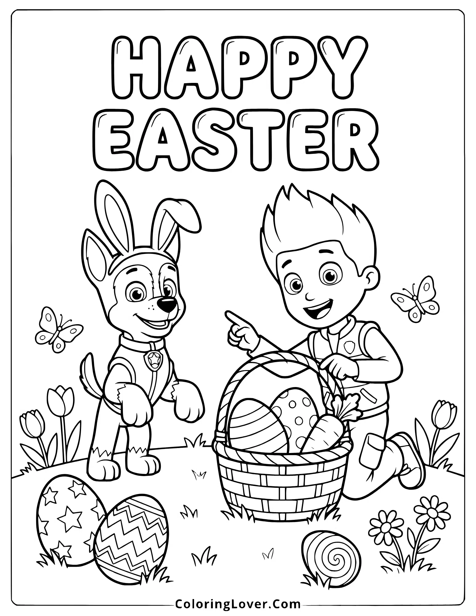 Paw Patrol Coloring Pages