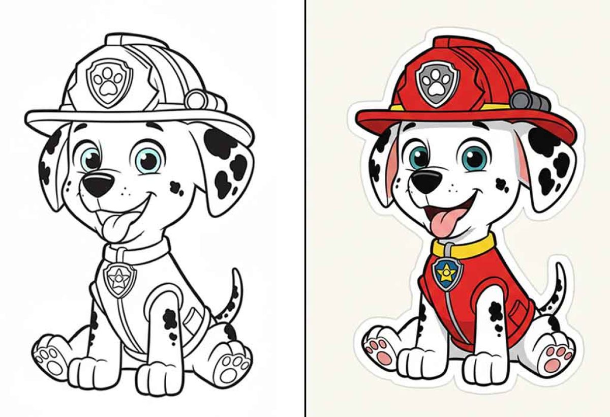 free printable paw patrol easter coloring pages