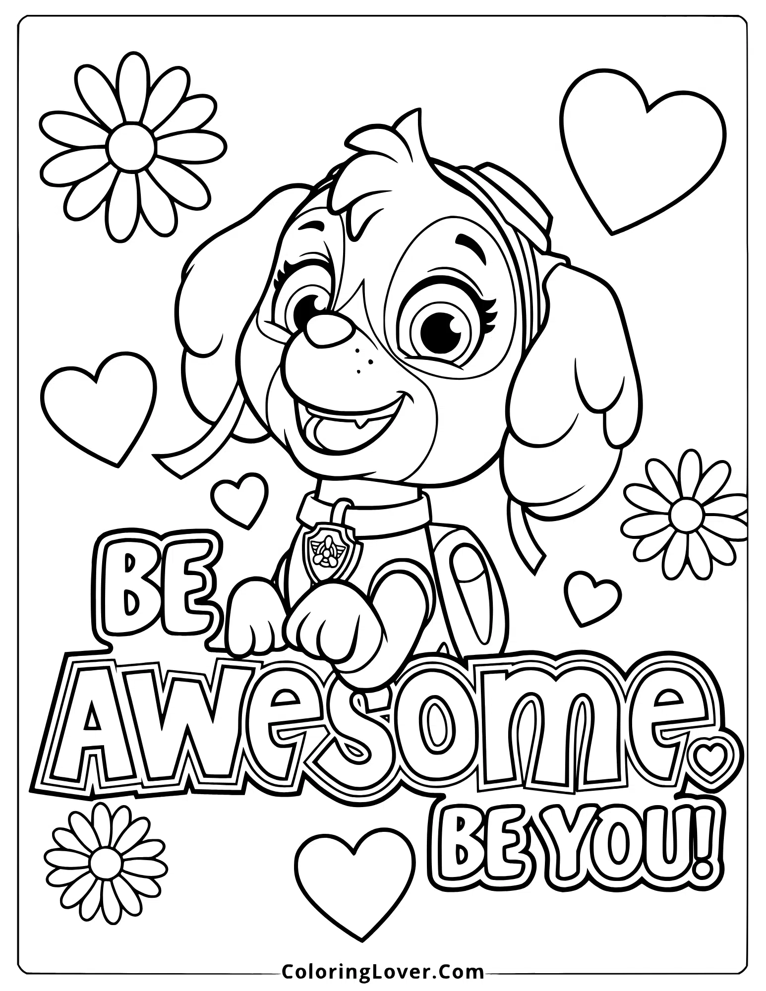Paw Patrol Coloring Pages Paw Patrol Coloring Pages