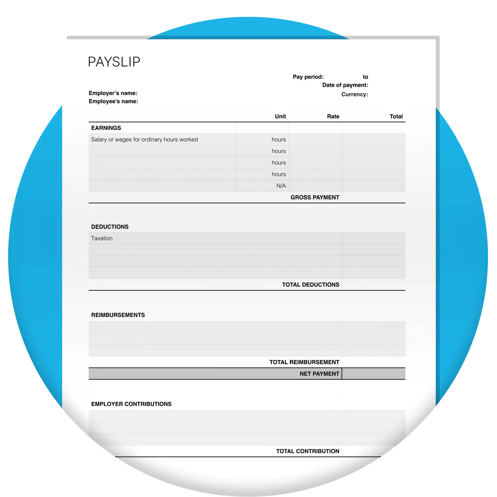 Payslip Template