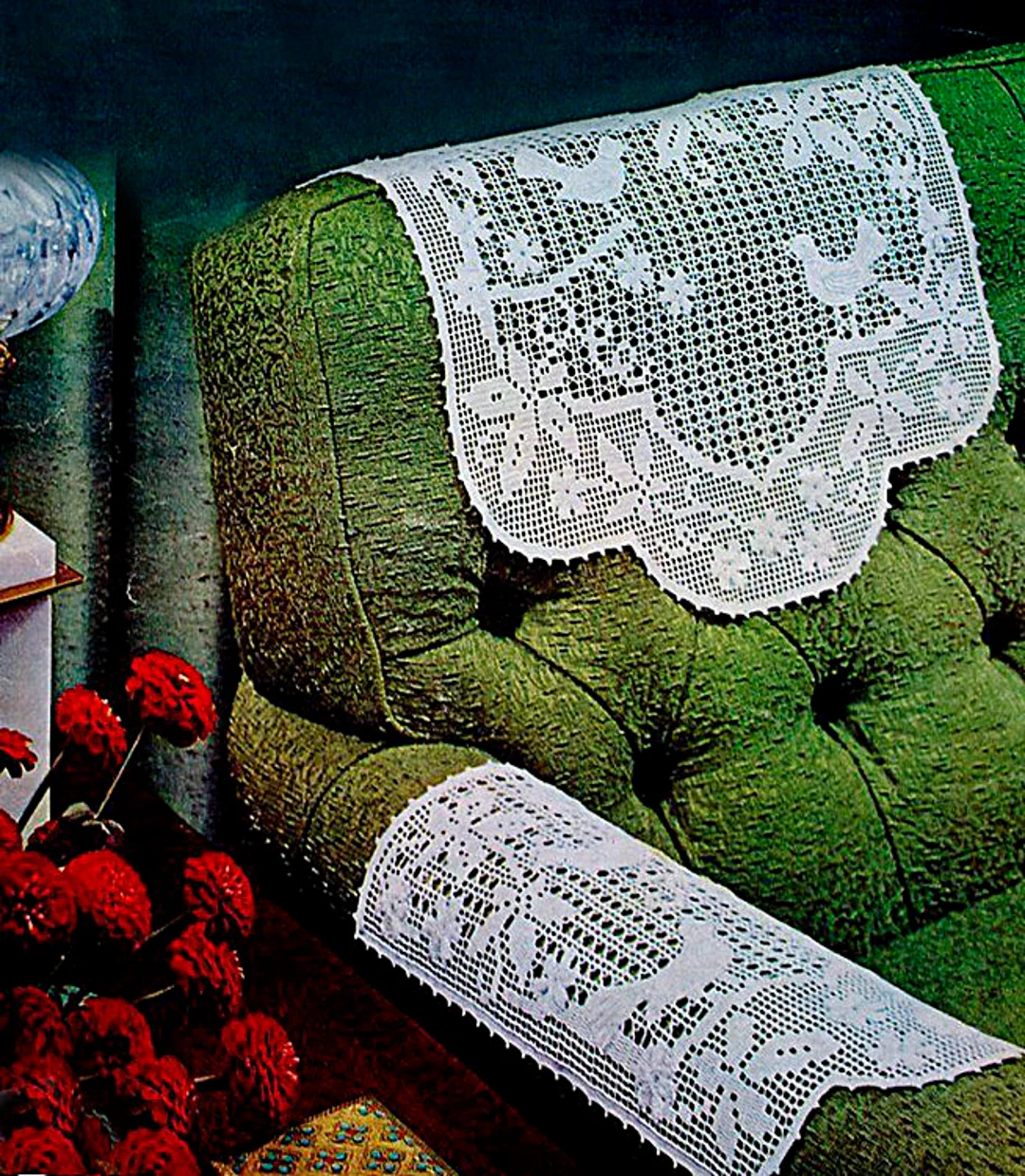 Pdf Vintage Chart Crochet Pattern Filet
