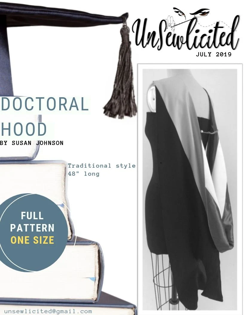 Phd Doctoral Hood Pattern Tutorial From