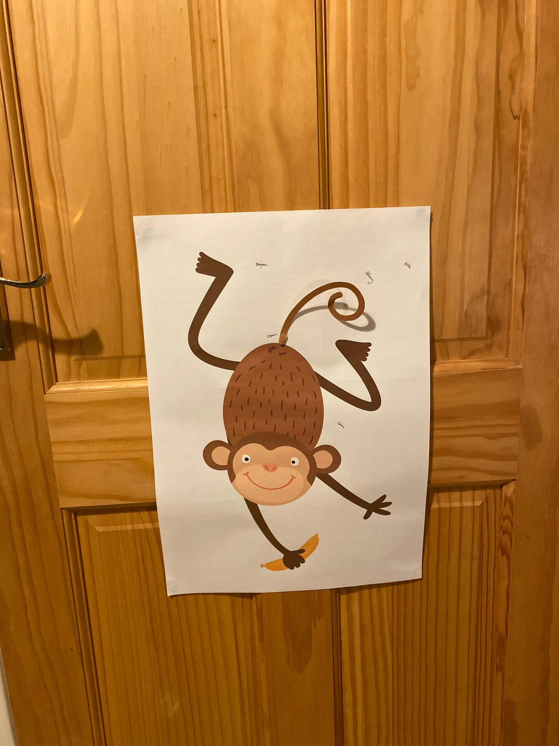 Pin The Tail On The Monkey Kids Party