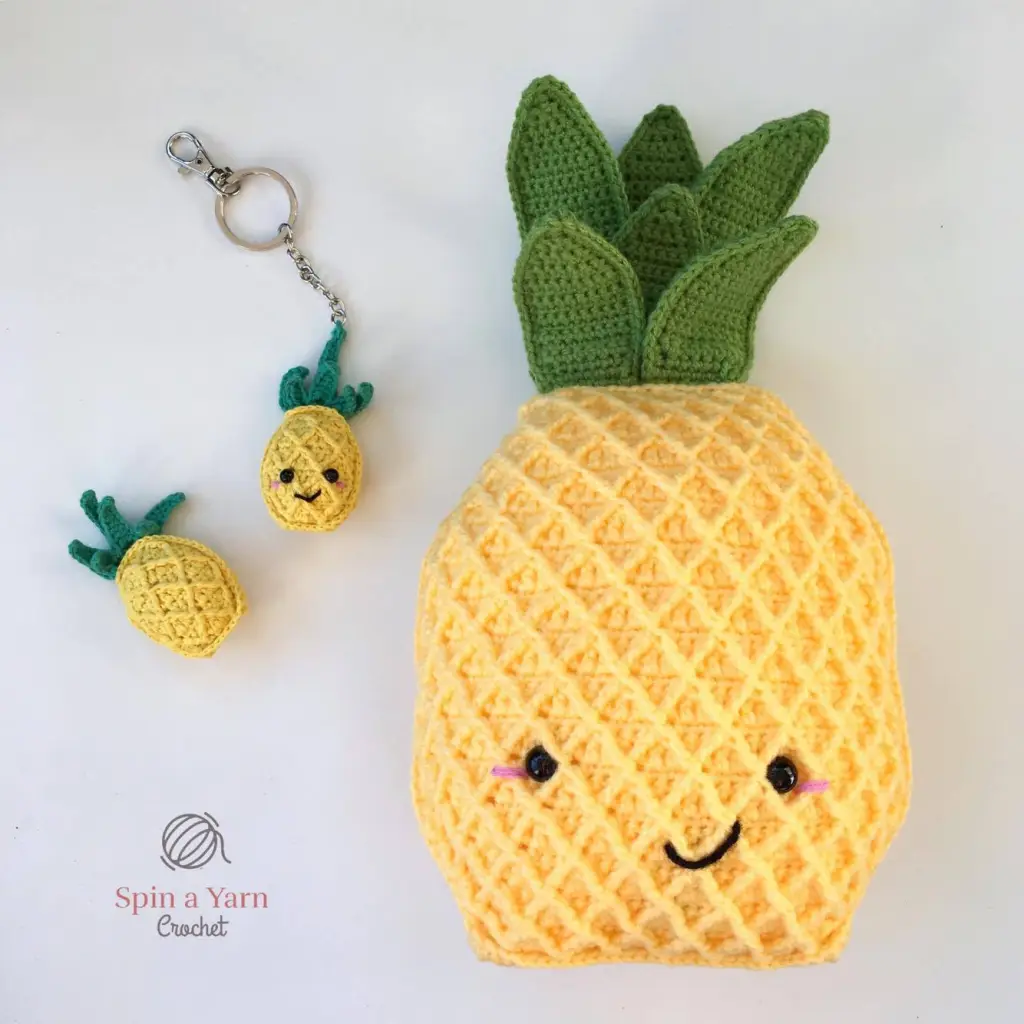 free and printable crochet pineapple patterns
