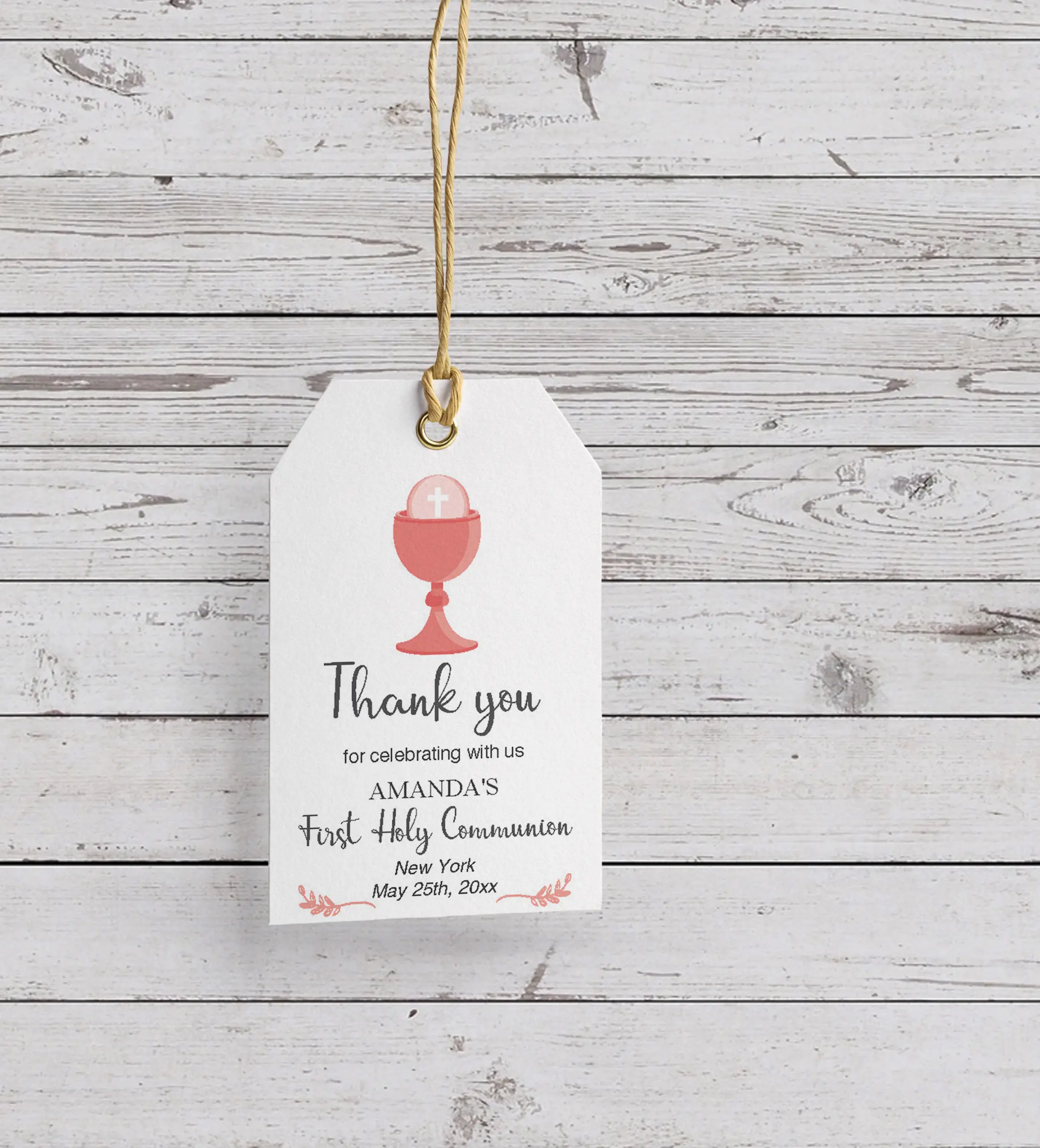 free printable first communion labels