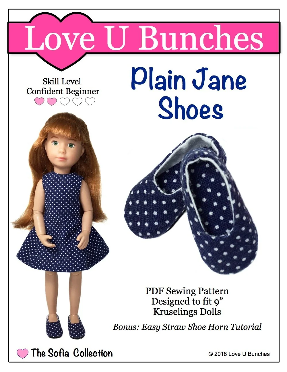 Plain Janes Shoe Pattern For Kruselings Dolls