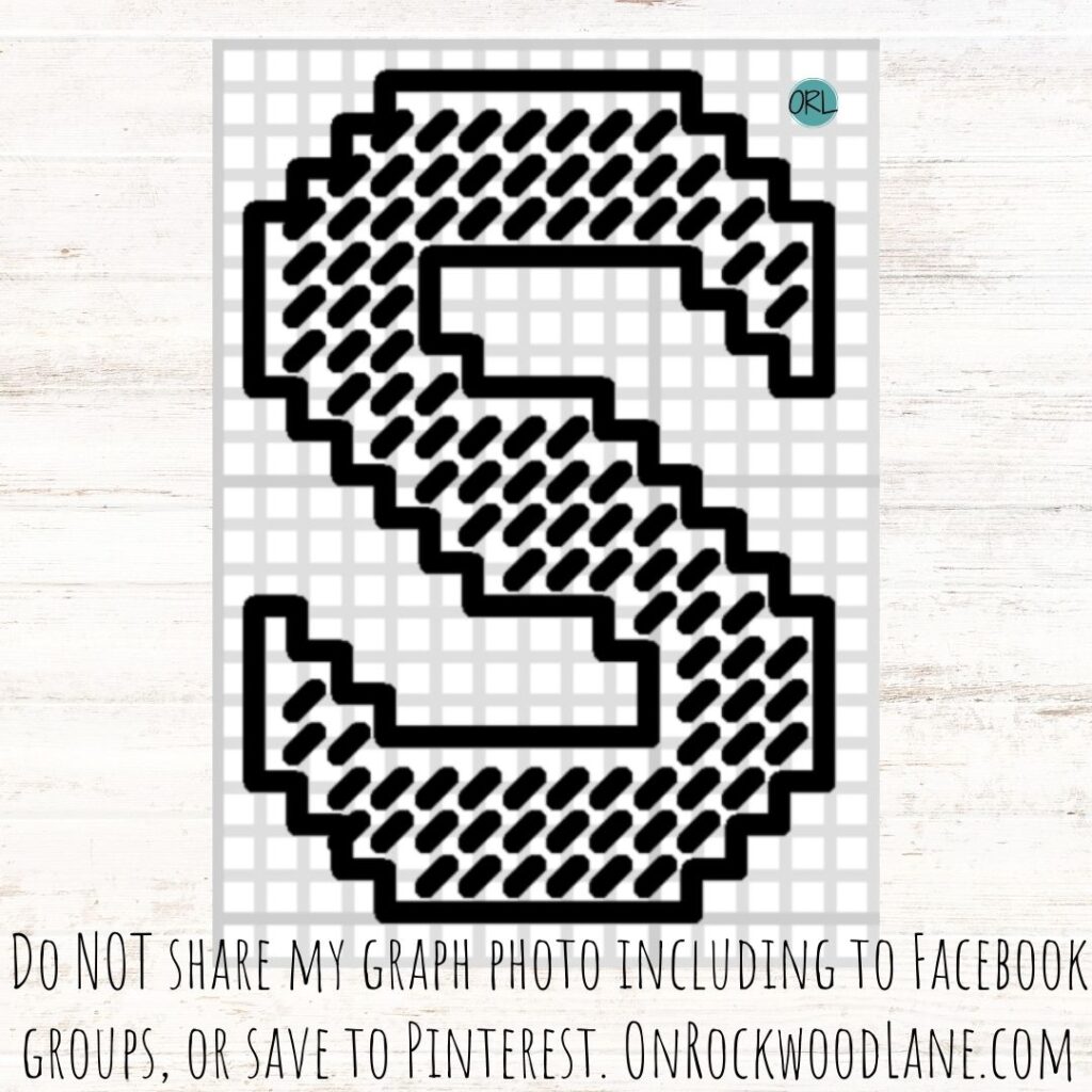 Plastic Canvas Alphabet Free Pattern Plastic Canvas Alphabet Free Pattern