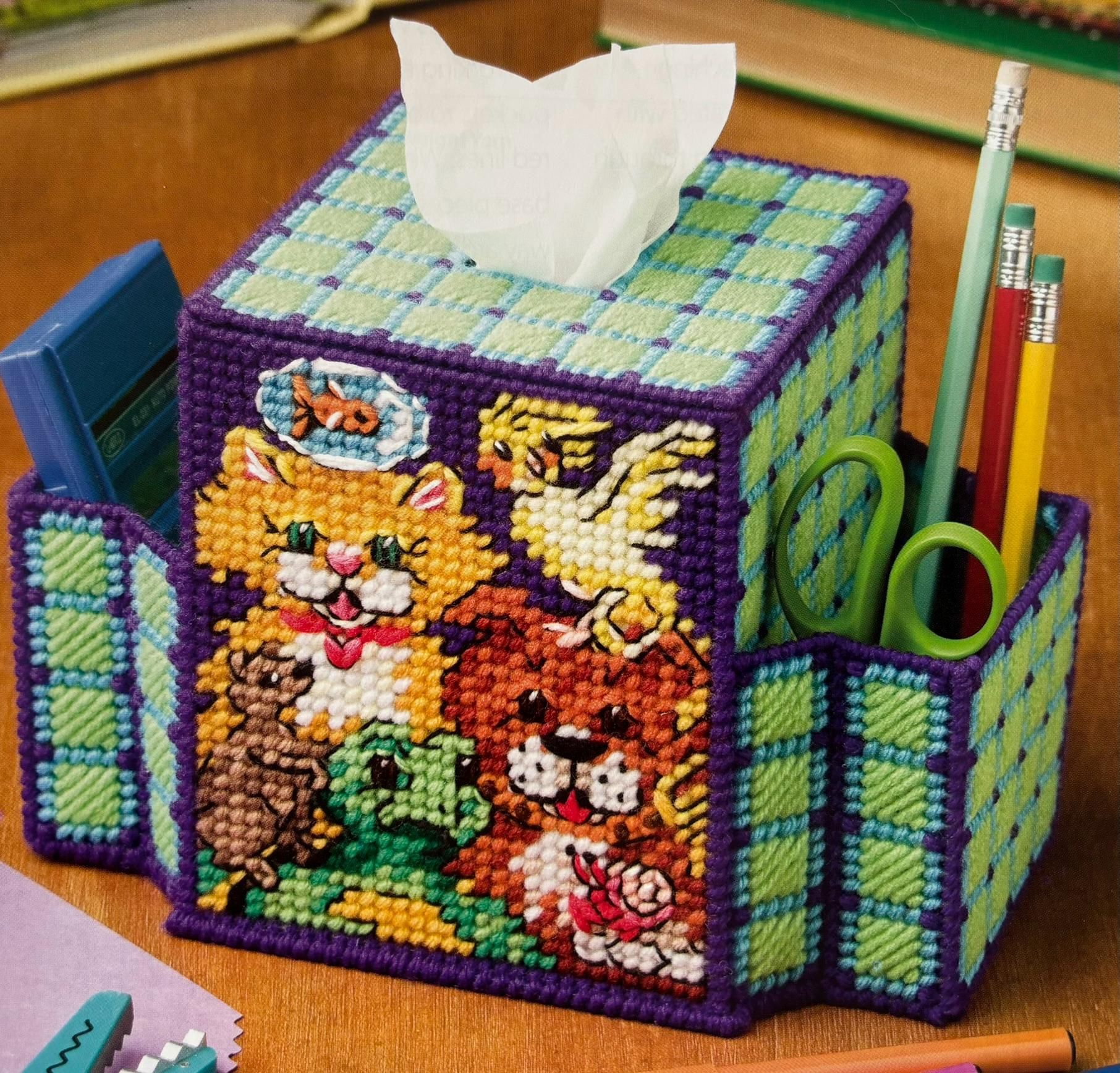 Plastic Canvas Patterns Free Printable Tissue Boxes
