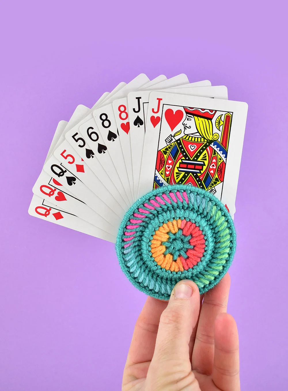 Plastic Canvas Playing Card Helper