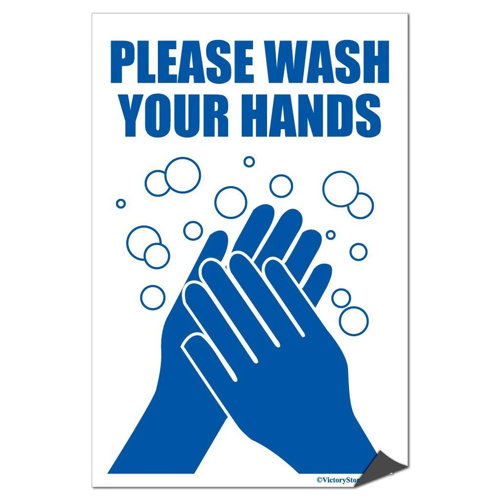 Please Wash Your Hands Sign 8