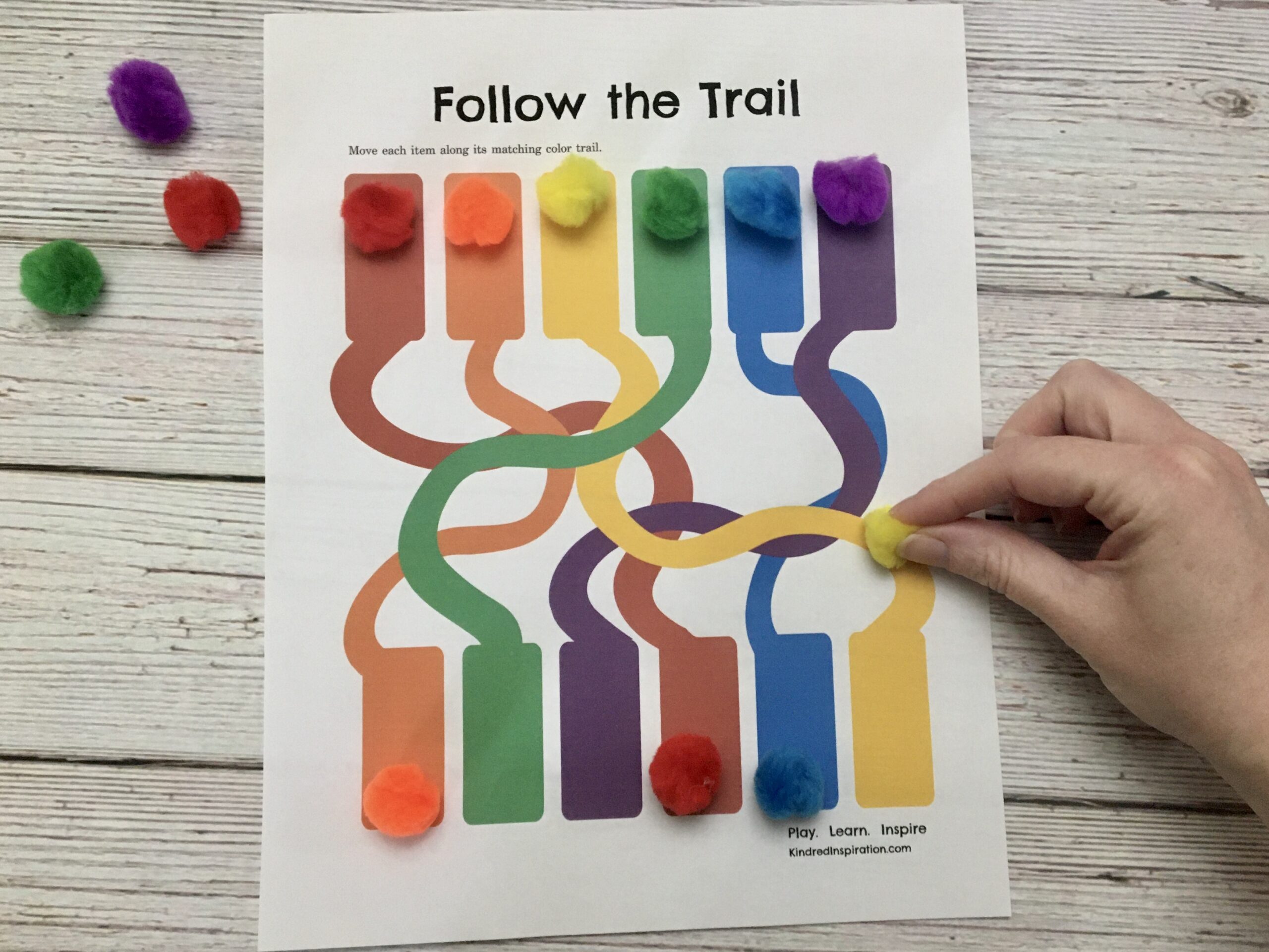 Pom Pom Printable Toddler Activity Pack