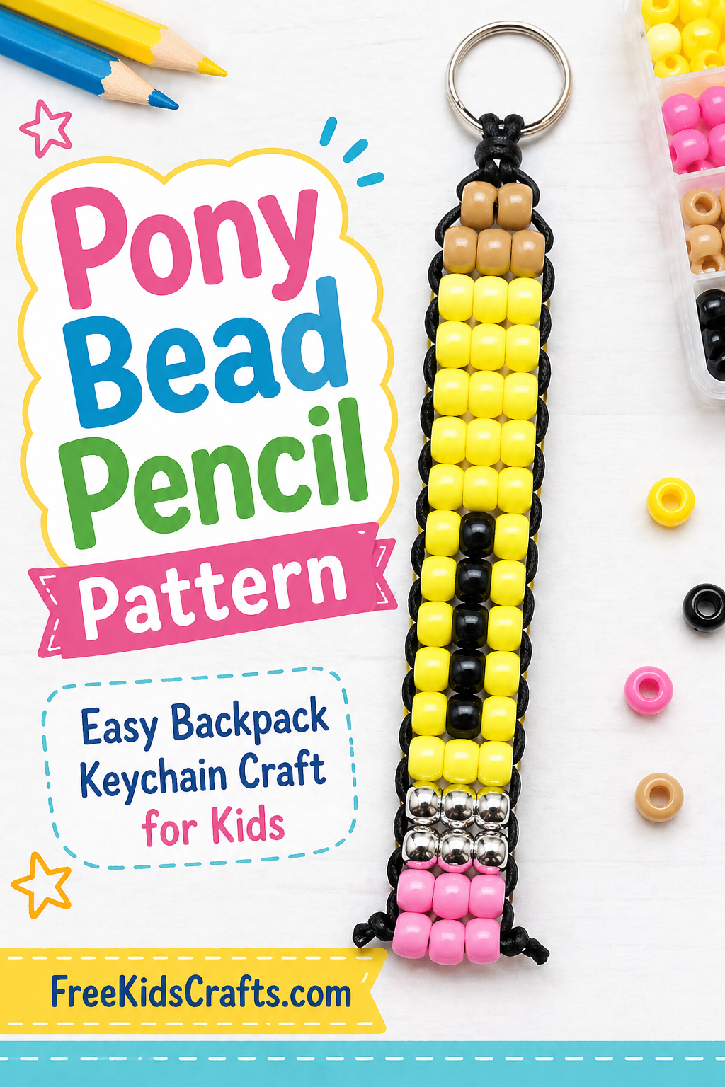 Pony Bead Pencil Pattern