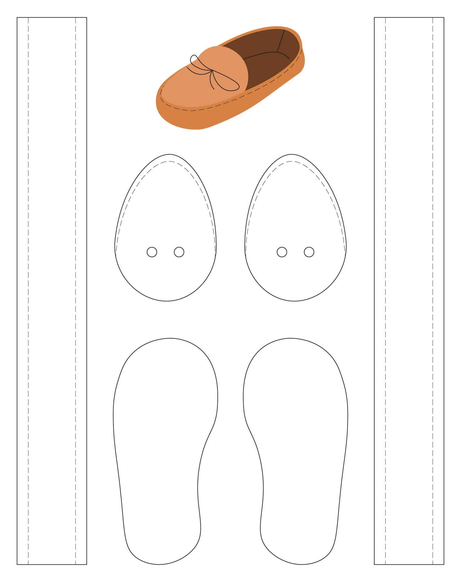 Post Baby Moccasin Pattern Printable 203437 Post Baby Moccasin Pattern Printable 203437