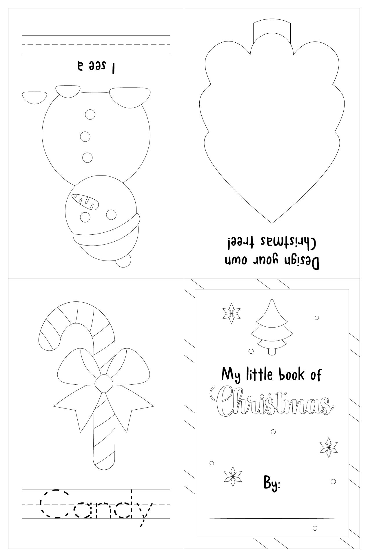 Post Christmas Miniature Printable Book Covers 141698