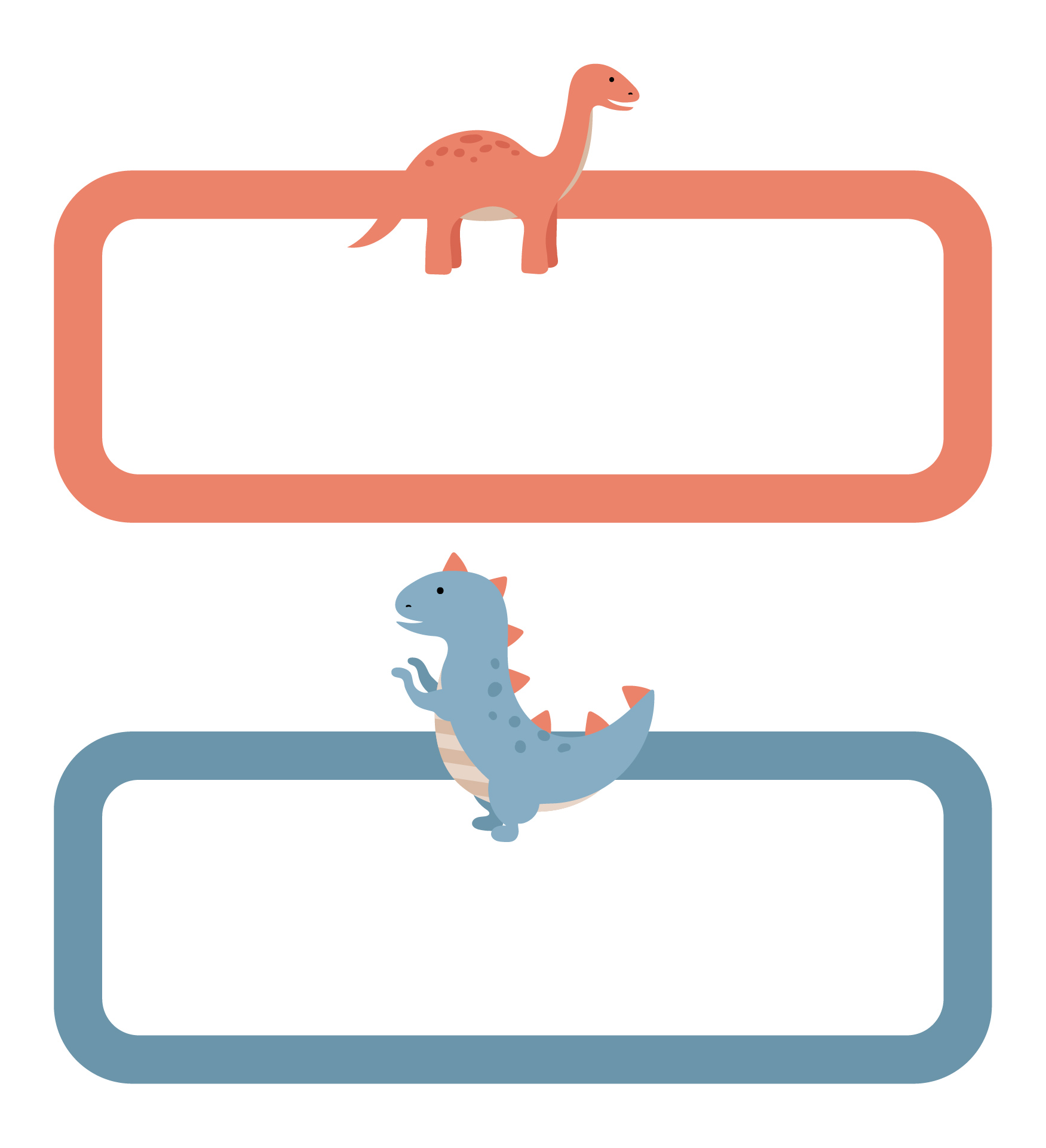Post Dinosaur Name Tags Editable Printable 309525