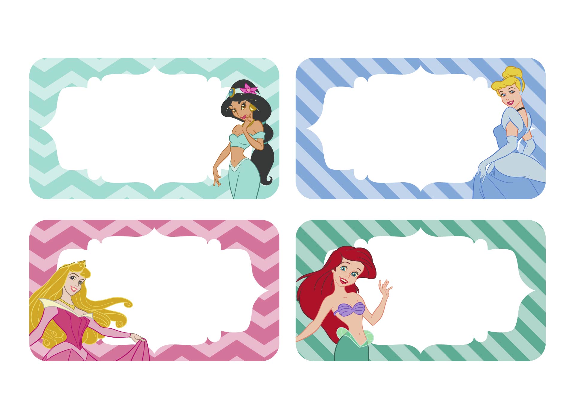 Post Disney Princess Printable Labels Free 128901