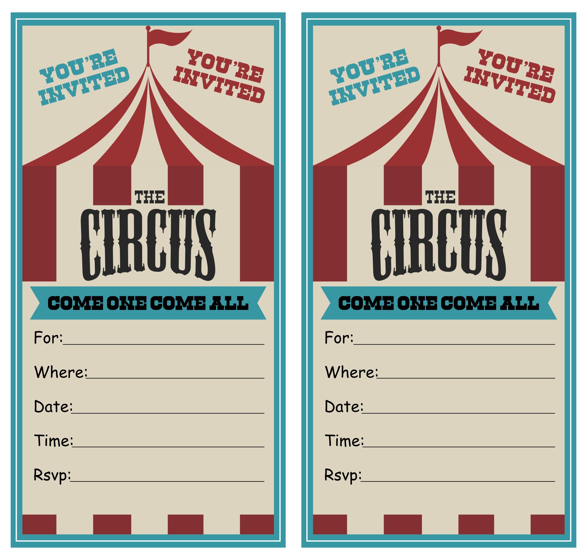 Post Free Carnival Printable Ticket Templates 116862