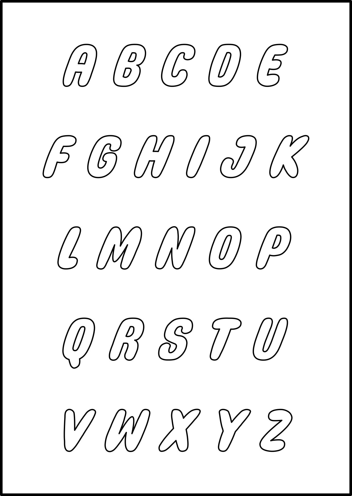 Post Free Printable Cut Out Letters 31896