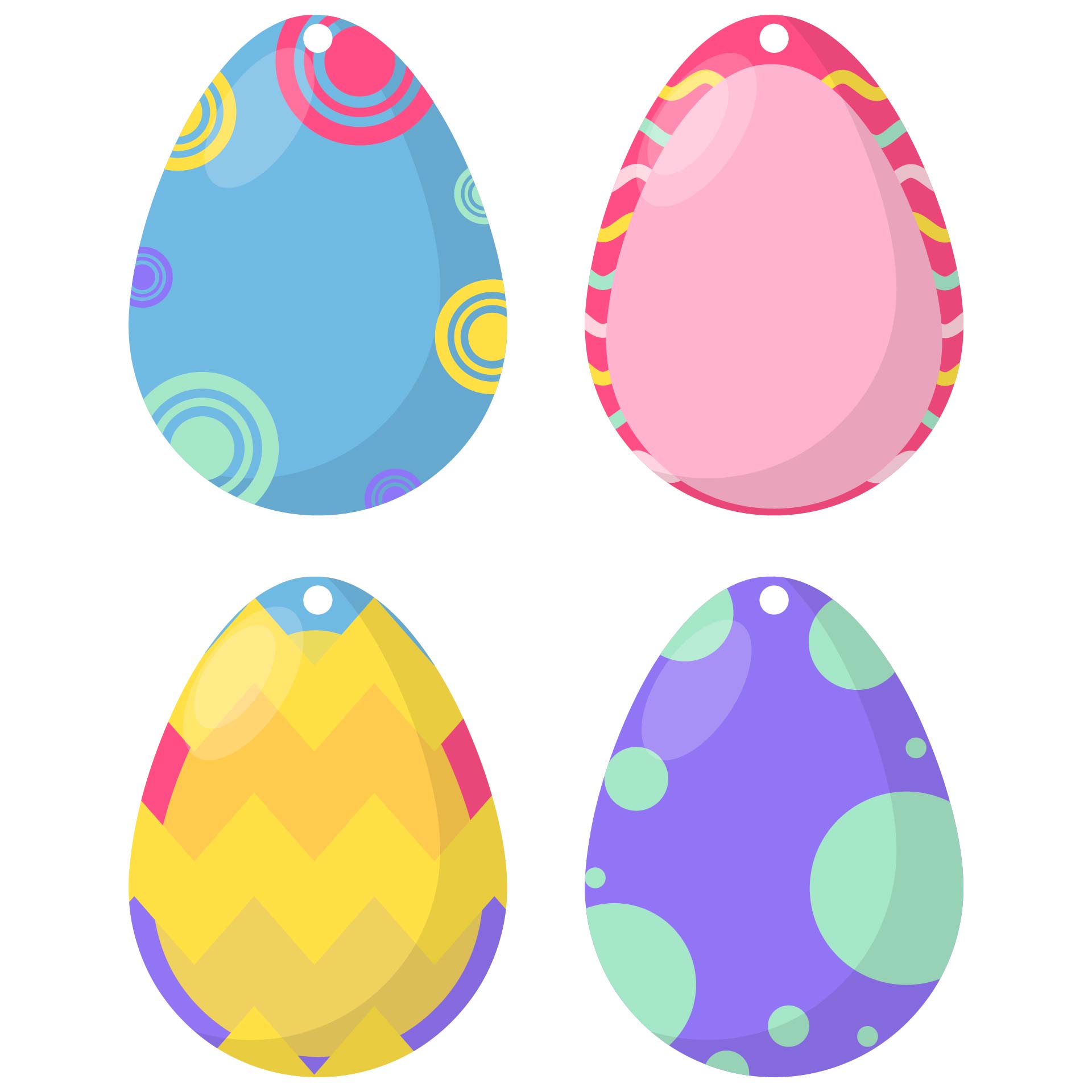 Post Free Printable Easter Name Tag Labels 113317