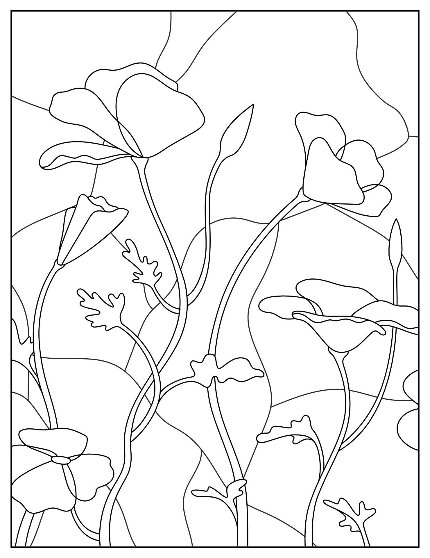 free stained glass patterns printable