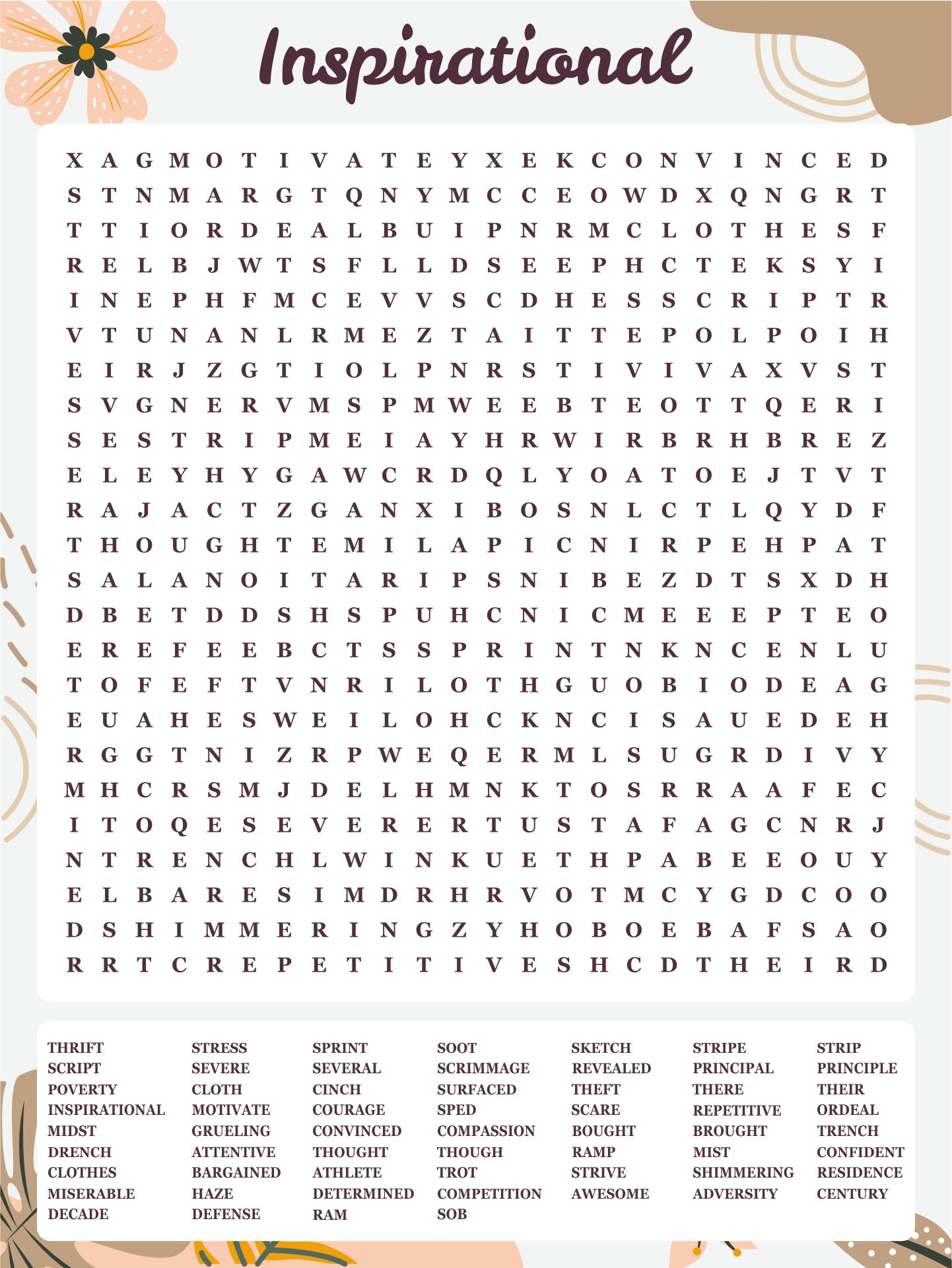 Post Hard Adult Word Search Puzzles Printable 181411