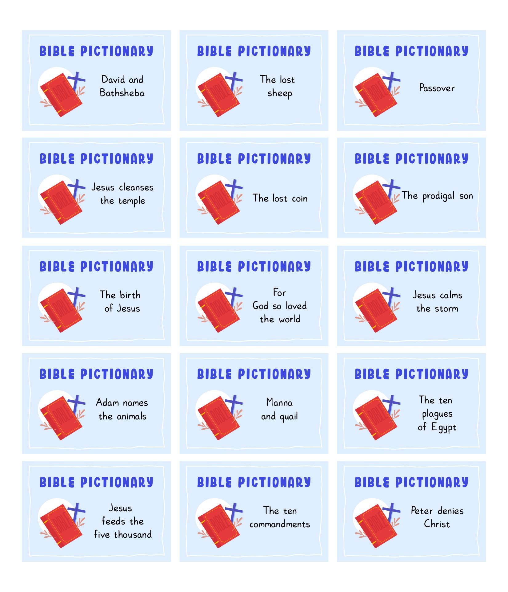 Post Pictionary Word List Printable 278380