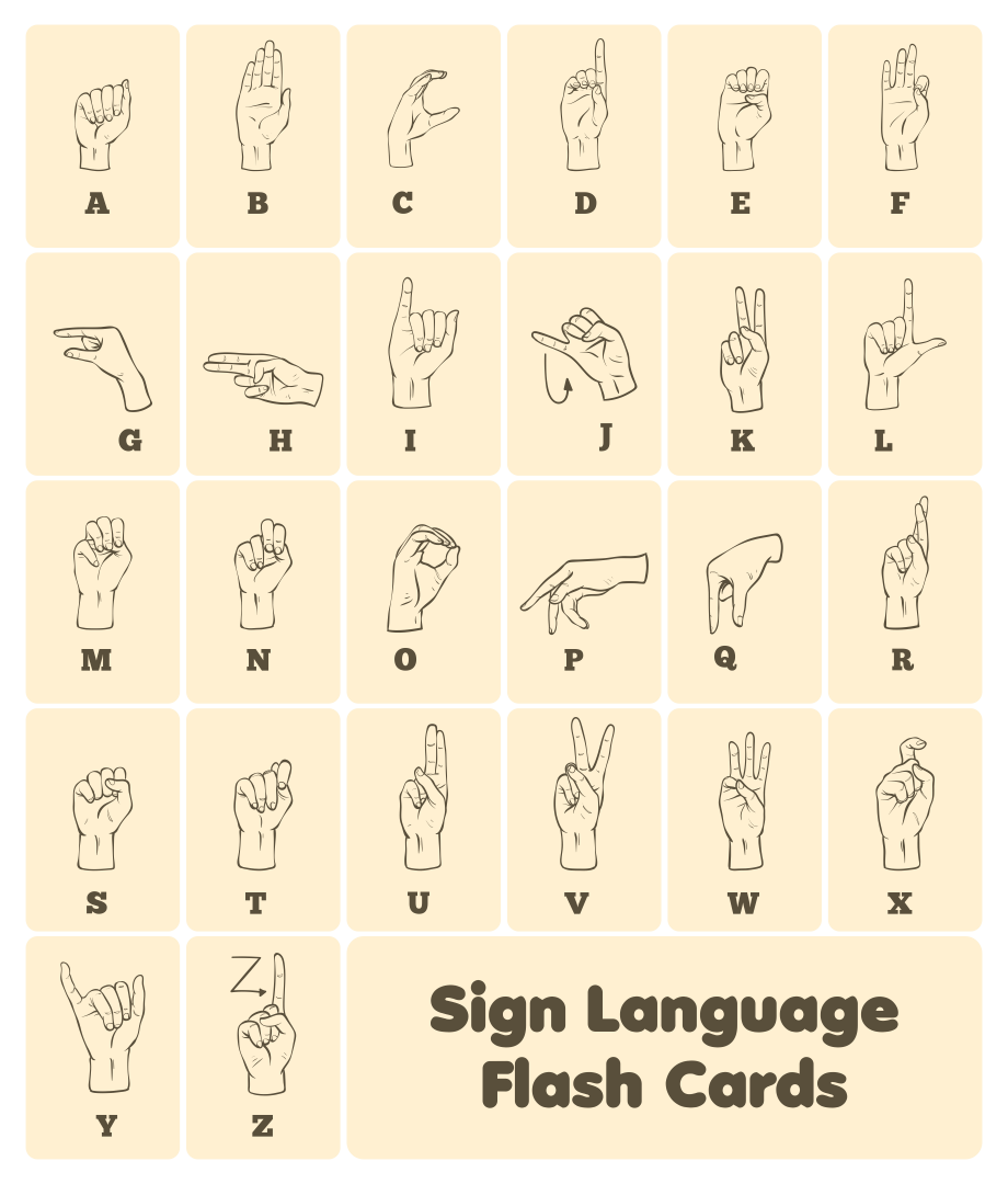 Post Printable Asl Flash Cards 392252