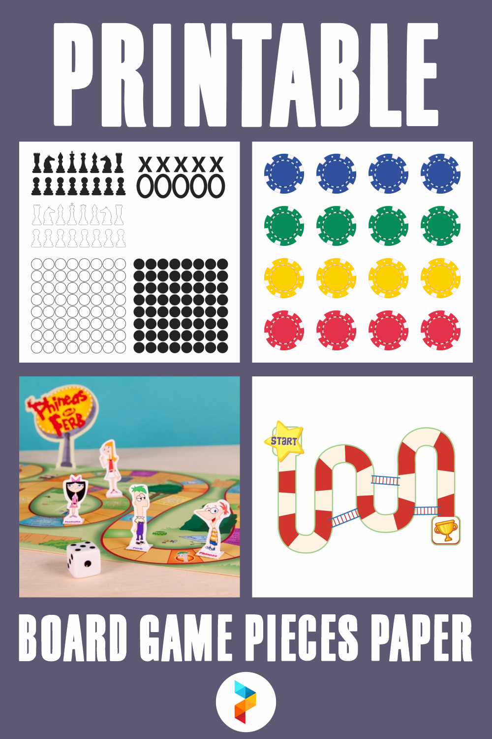 Post Printable Board Game Pieces Paper 268673