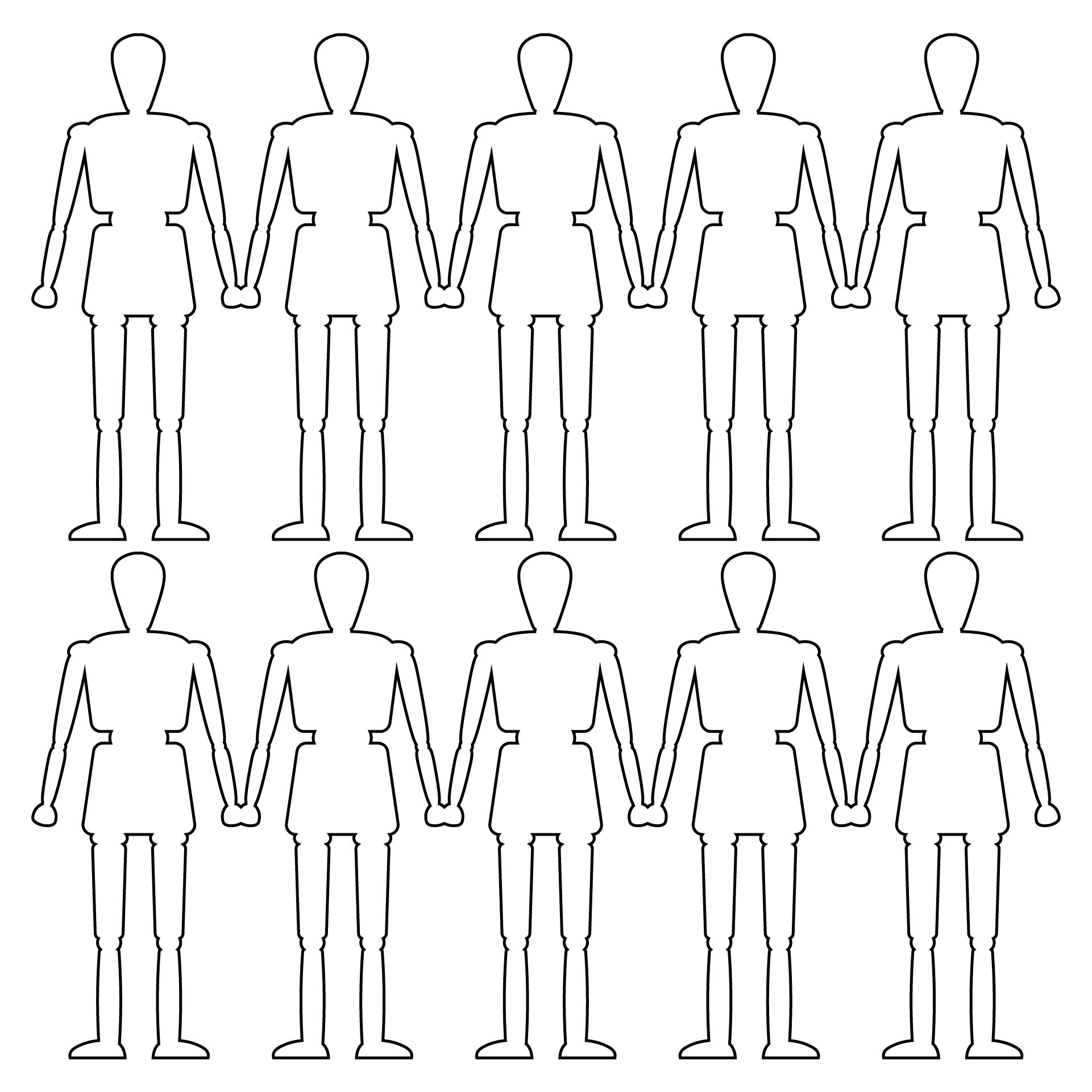 Post Printable Cutouts People 358855