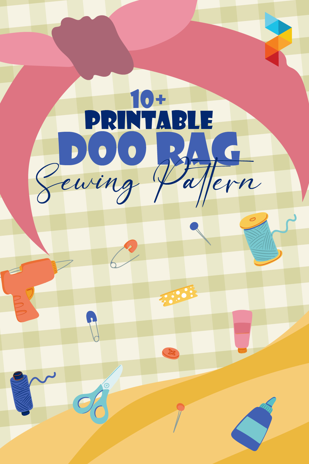 Post Printable Doo Rag Sewing Pattern 306591