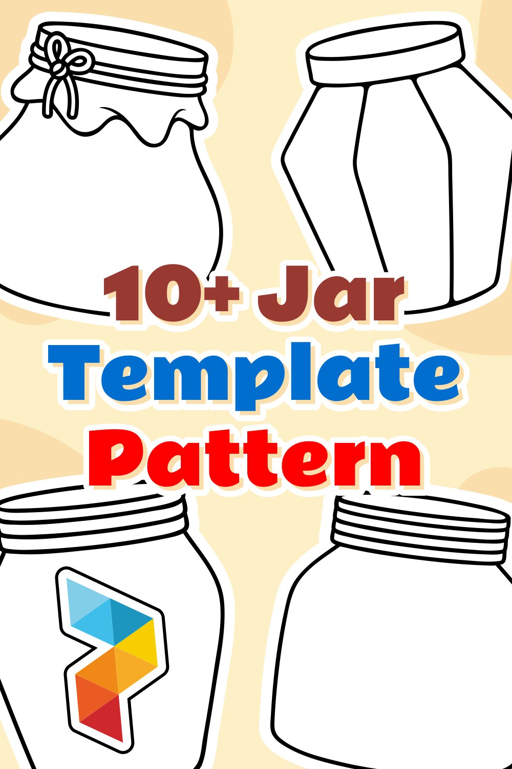 Post Printable Jar Template Pattern 142686