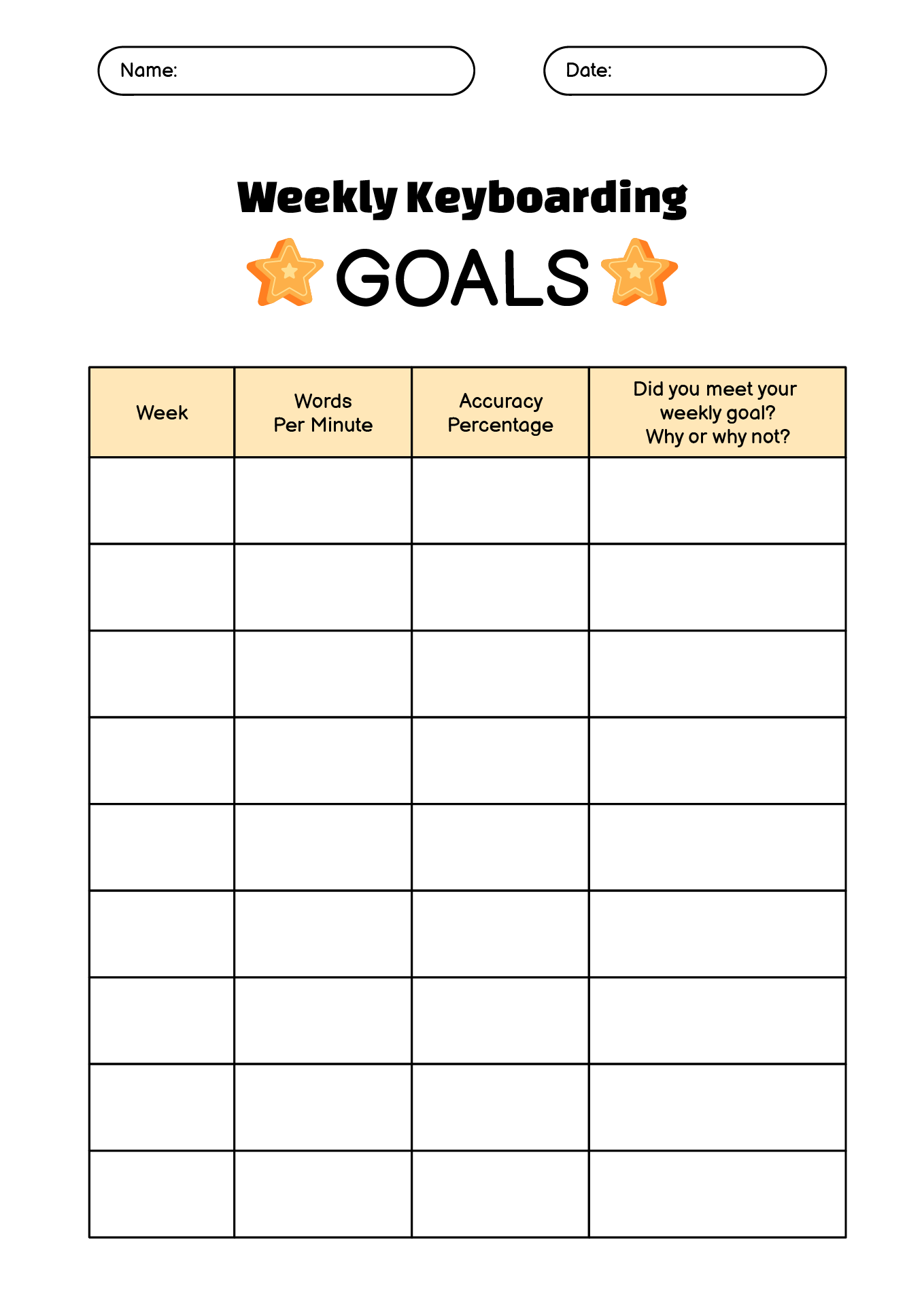 Post Printable Keyboarding Worksheets 78599