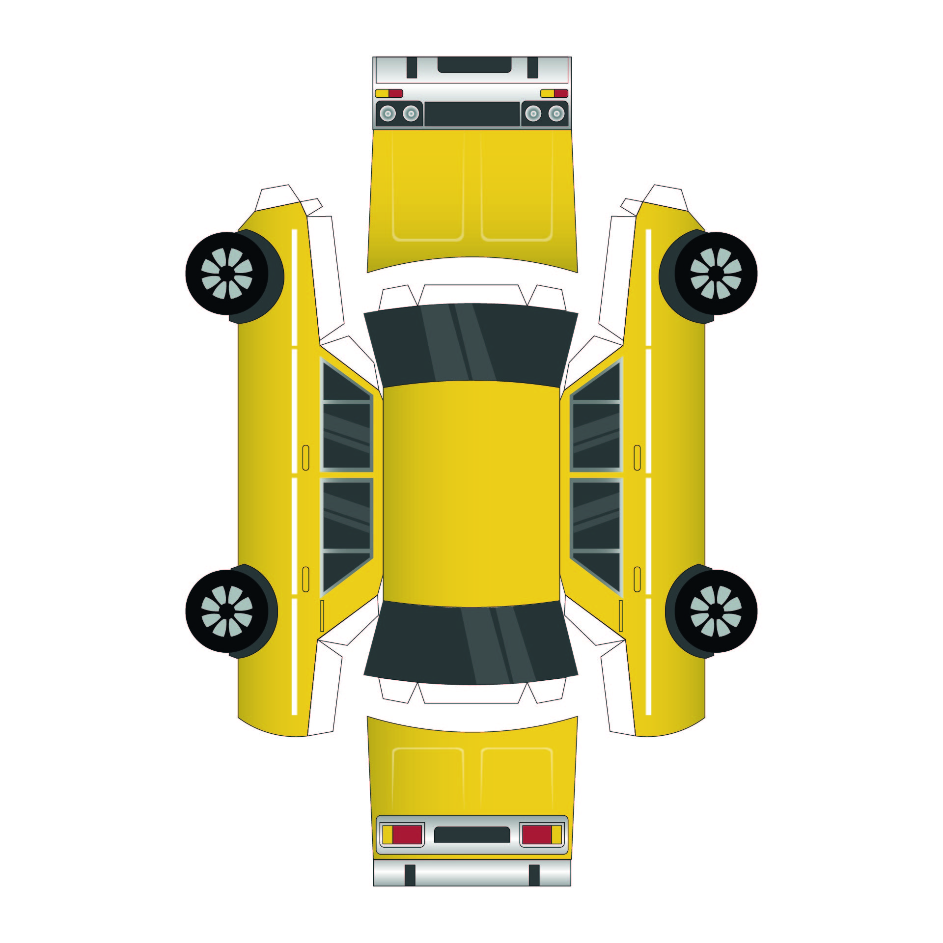 Post Printable Paper Cars 159382