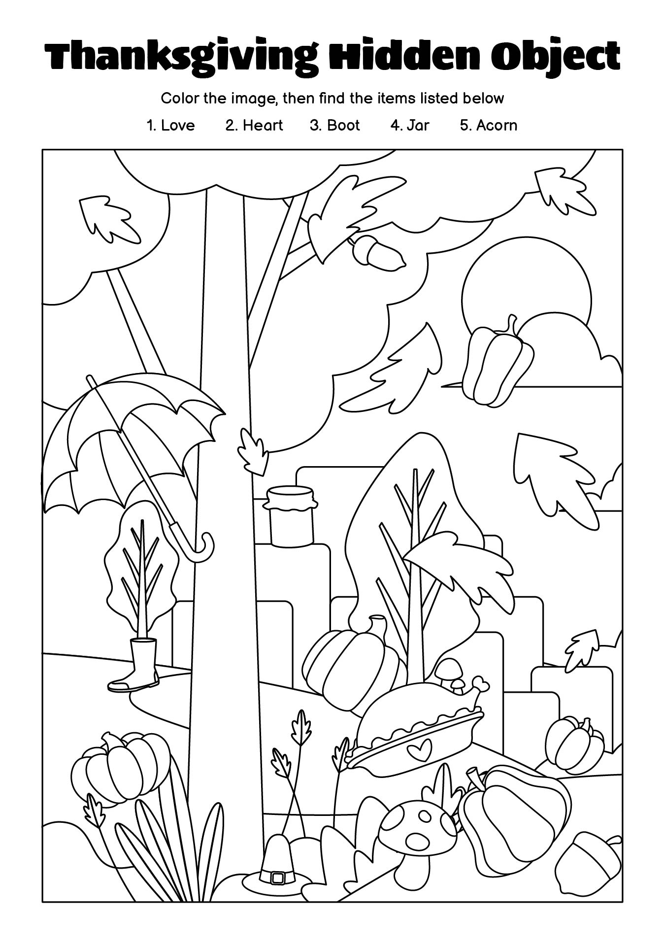 thanksgiving printable hidden pictures