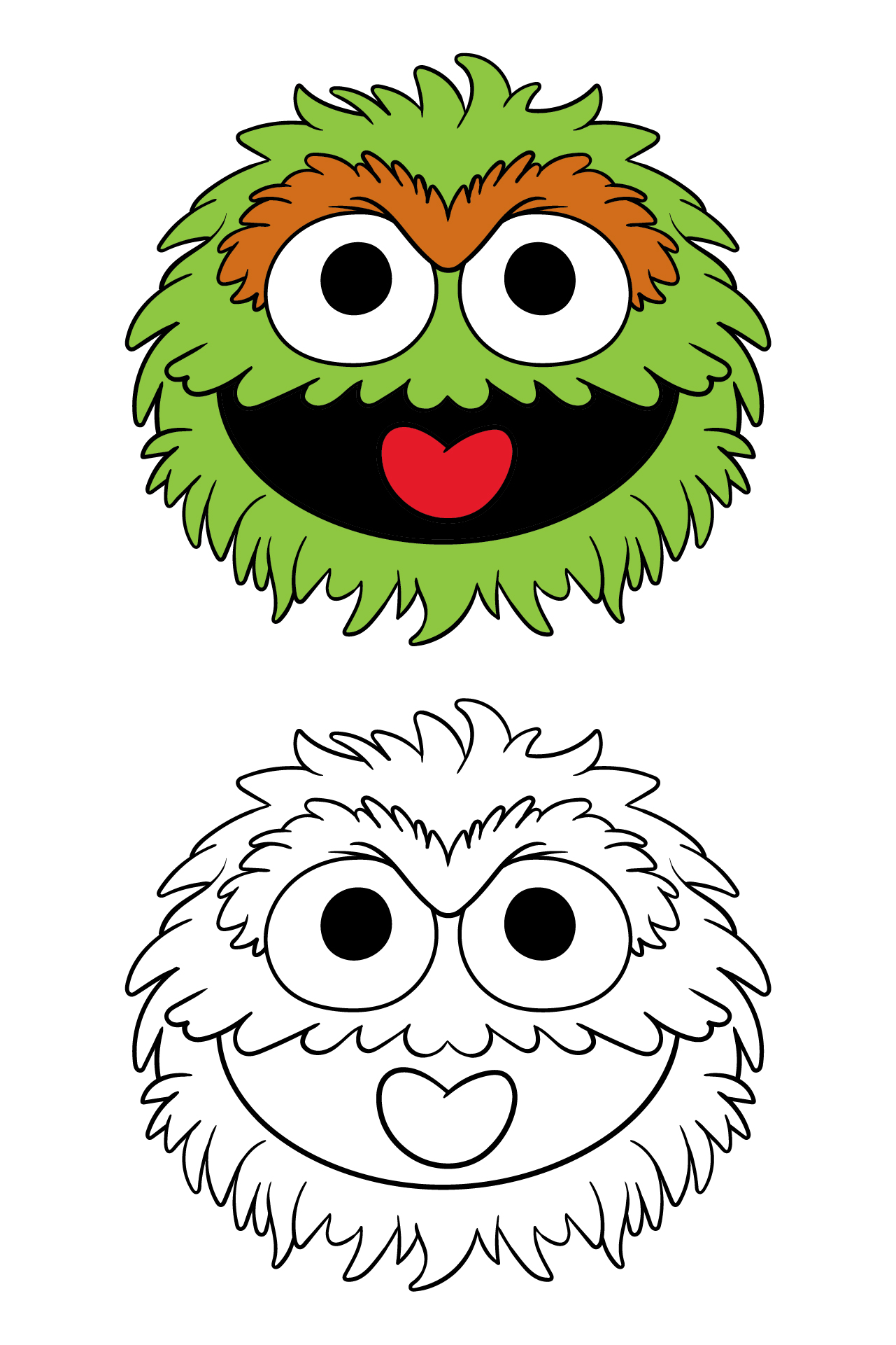 free printable sesame street character faces