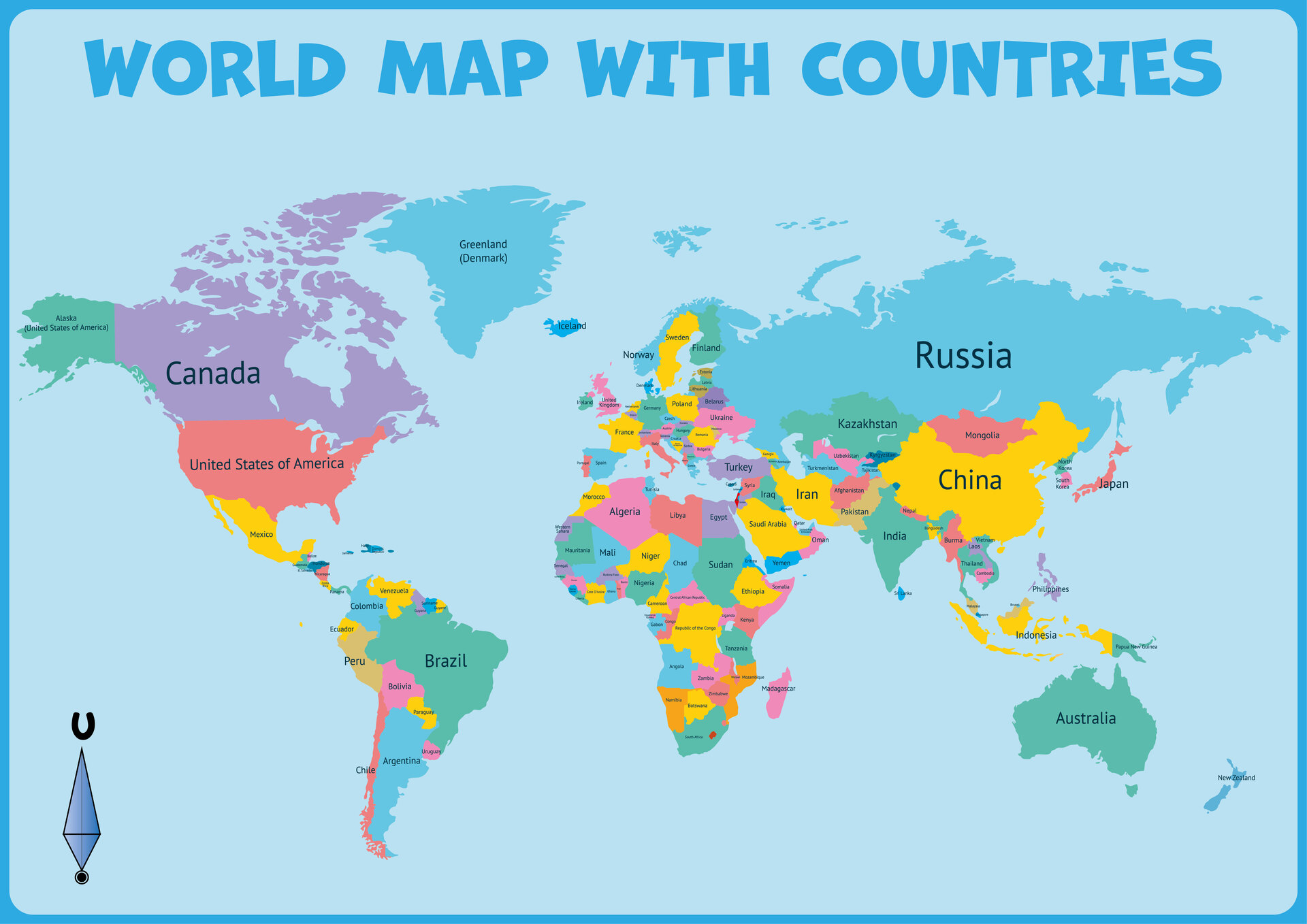 Post Simple World Map Printable 294909