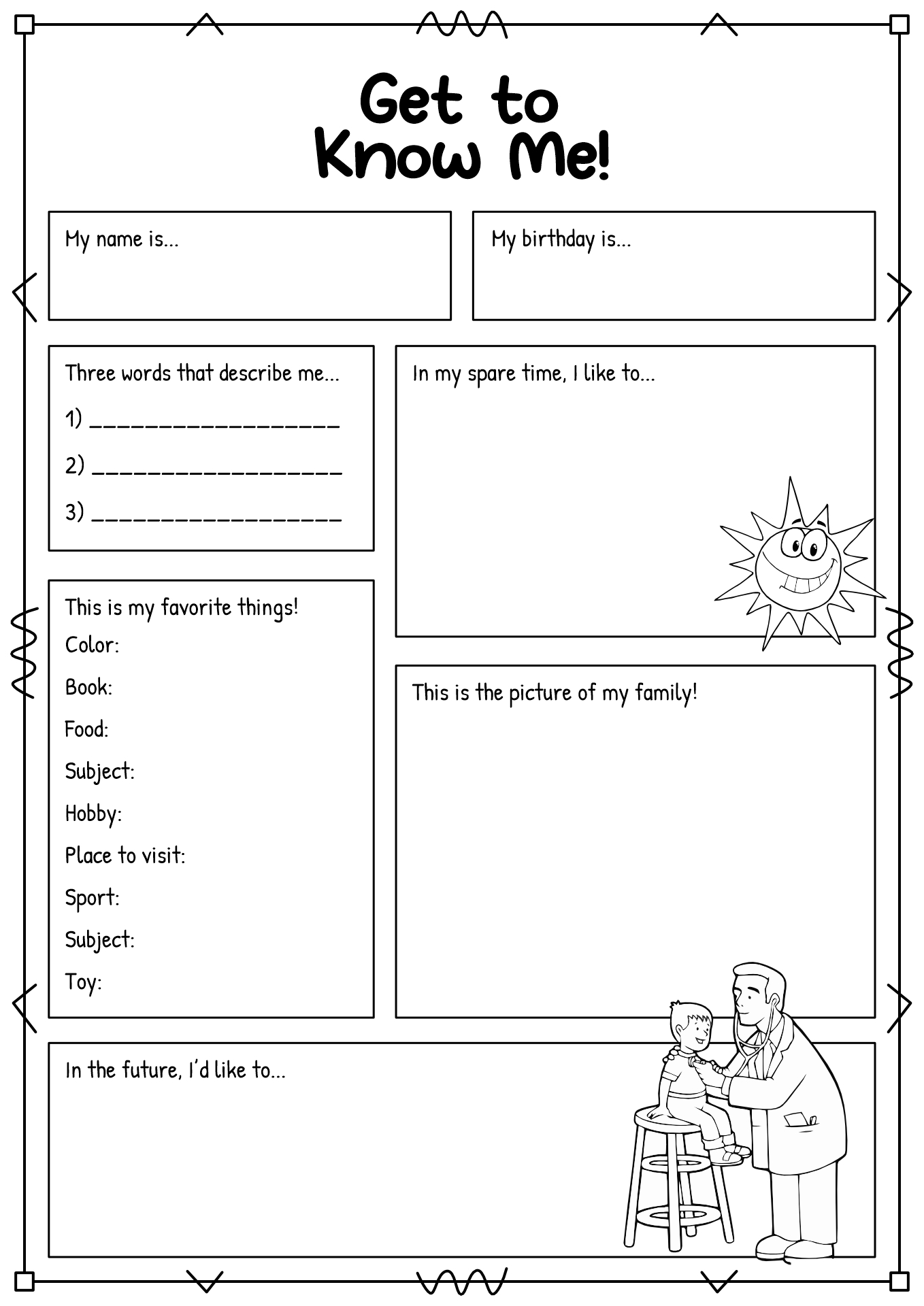Post Student Getting To Know You Worksheet 300046