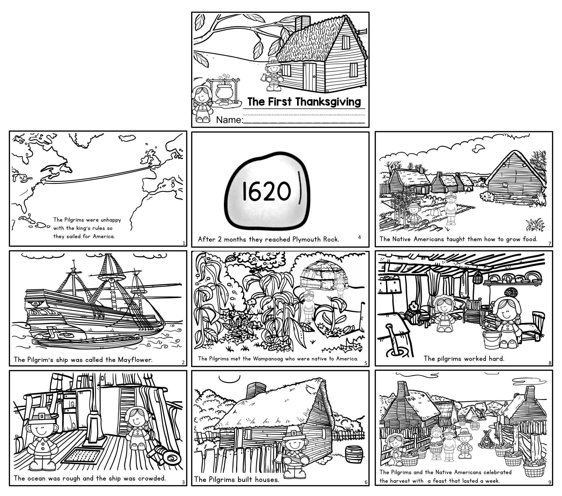 Post Thanksgiving Story Printable 225553