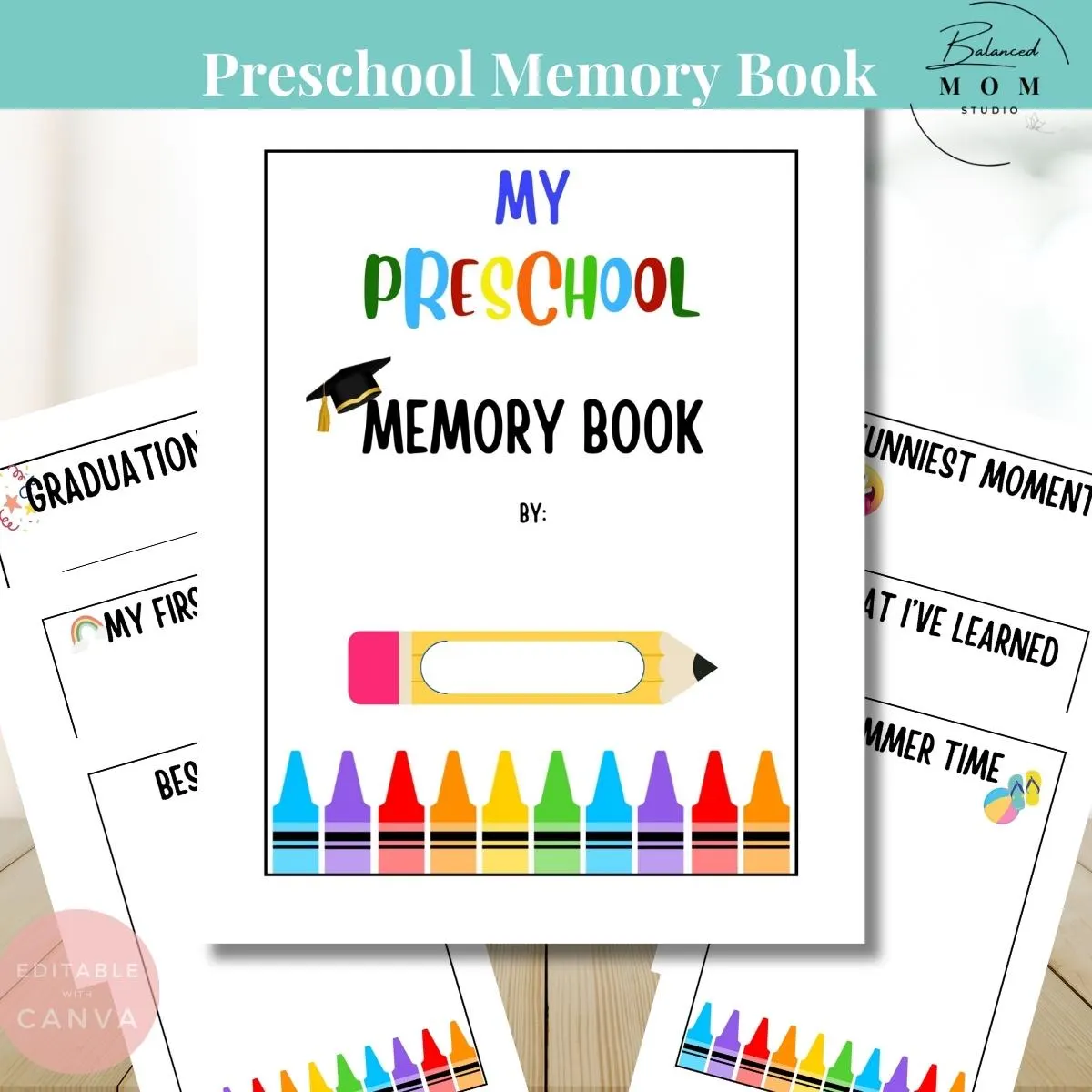 Preschool Memory Book 20 Page Keepsake