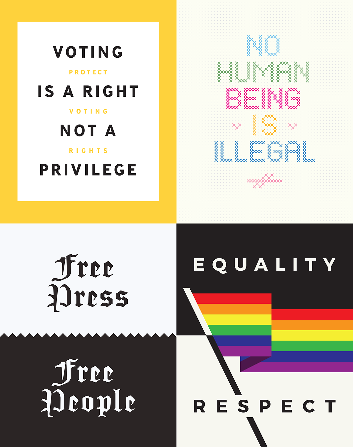 free printable protest signs