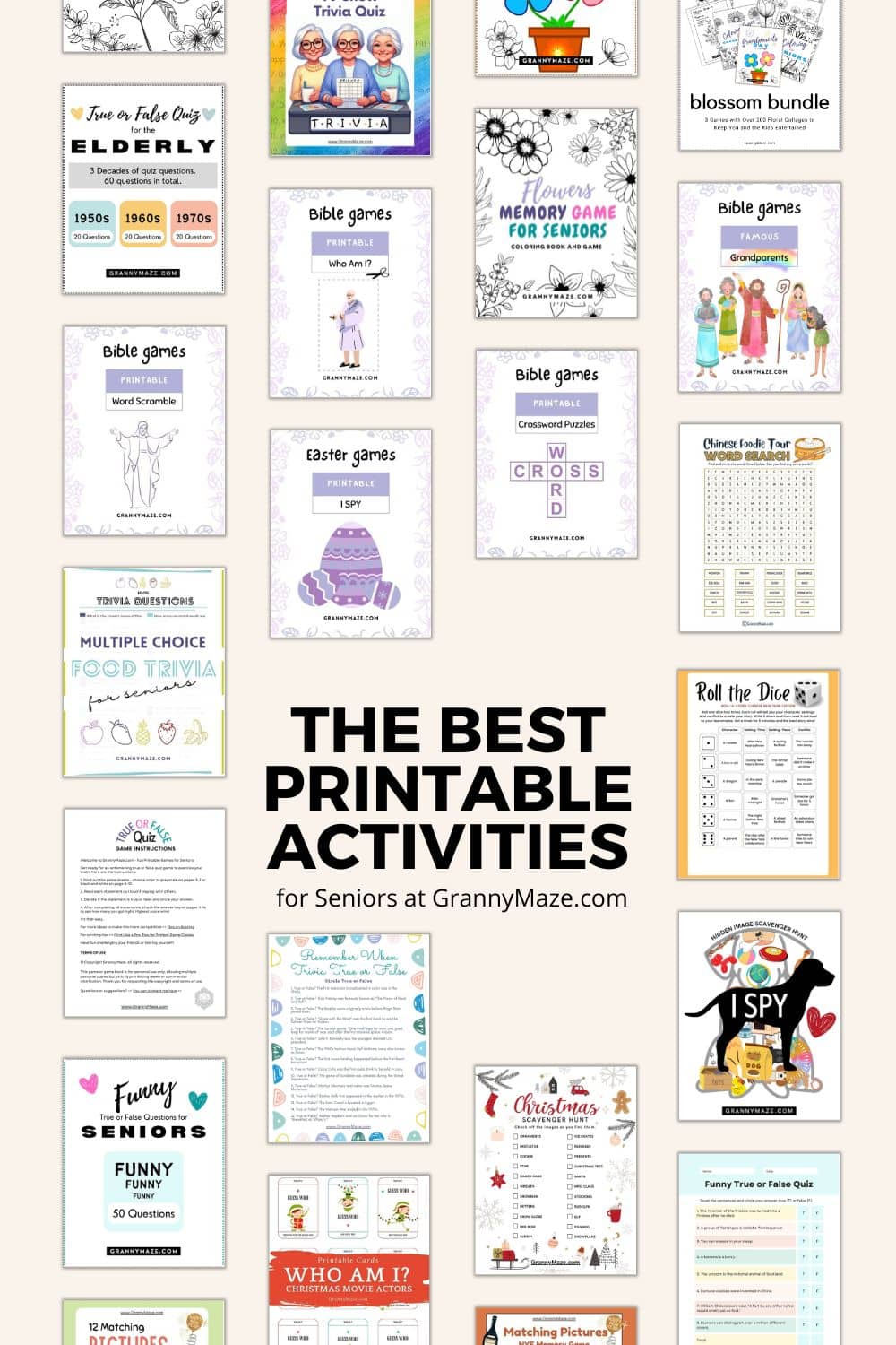 Printable Activities For Seniors