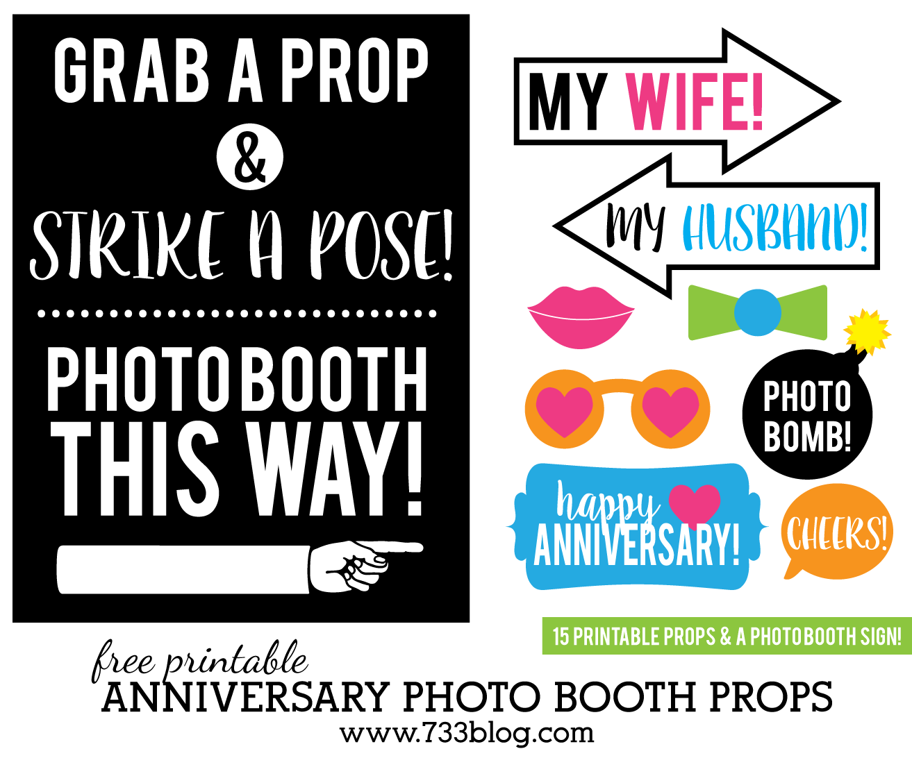 free photo booth props printable
