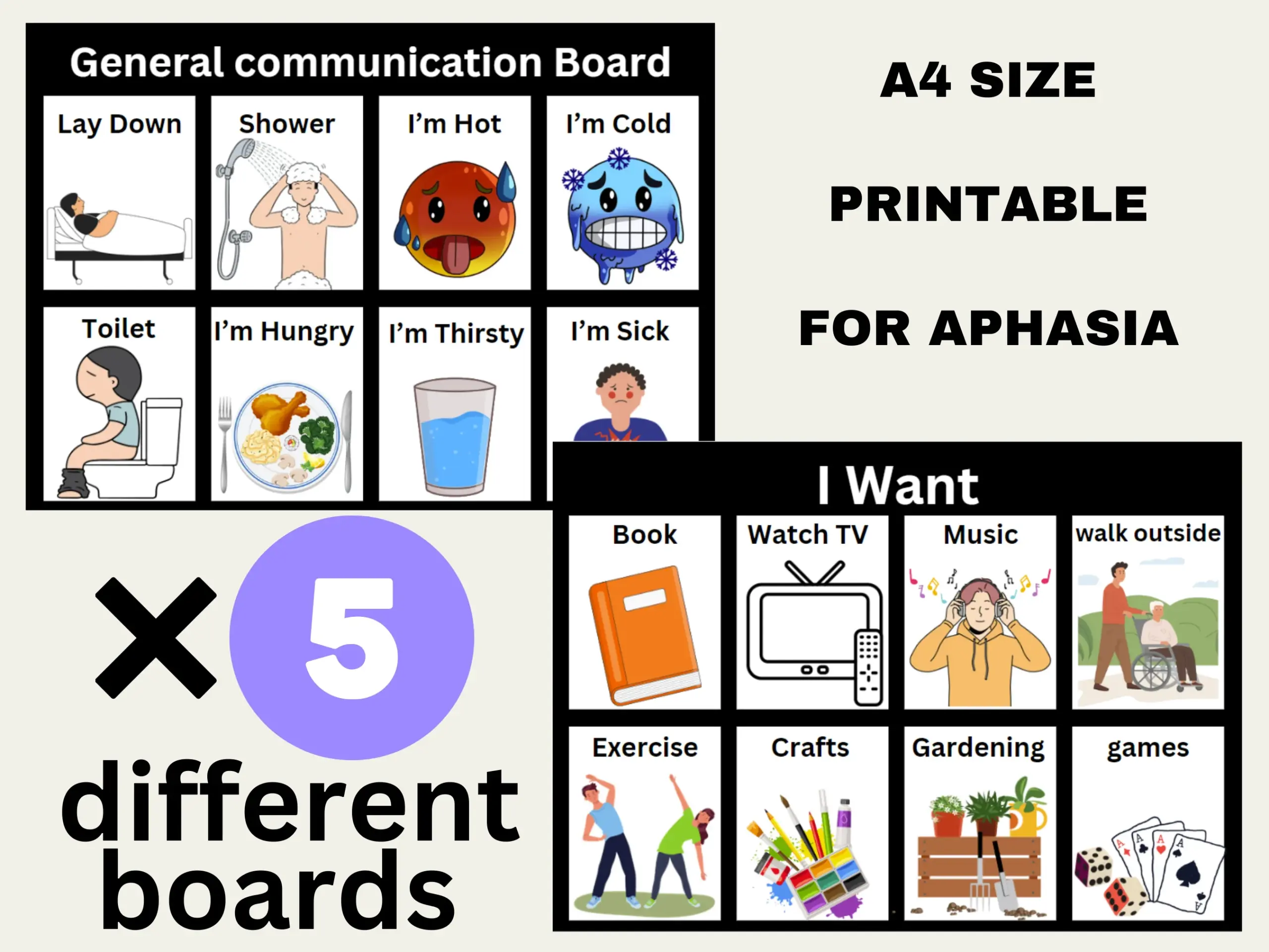 free printable communication boards for stroke patients