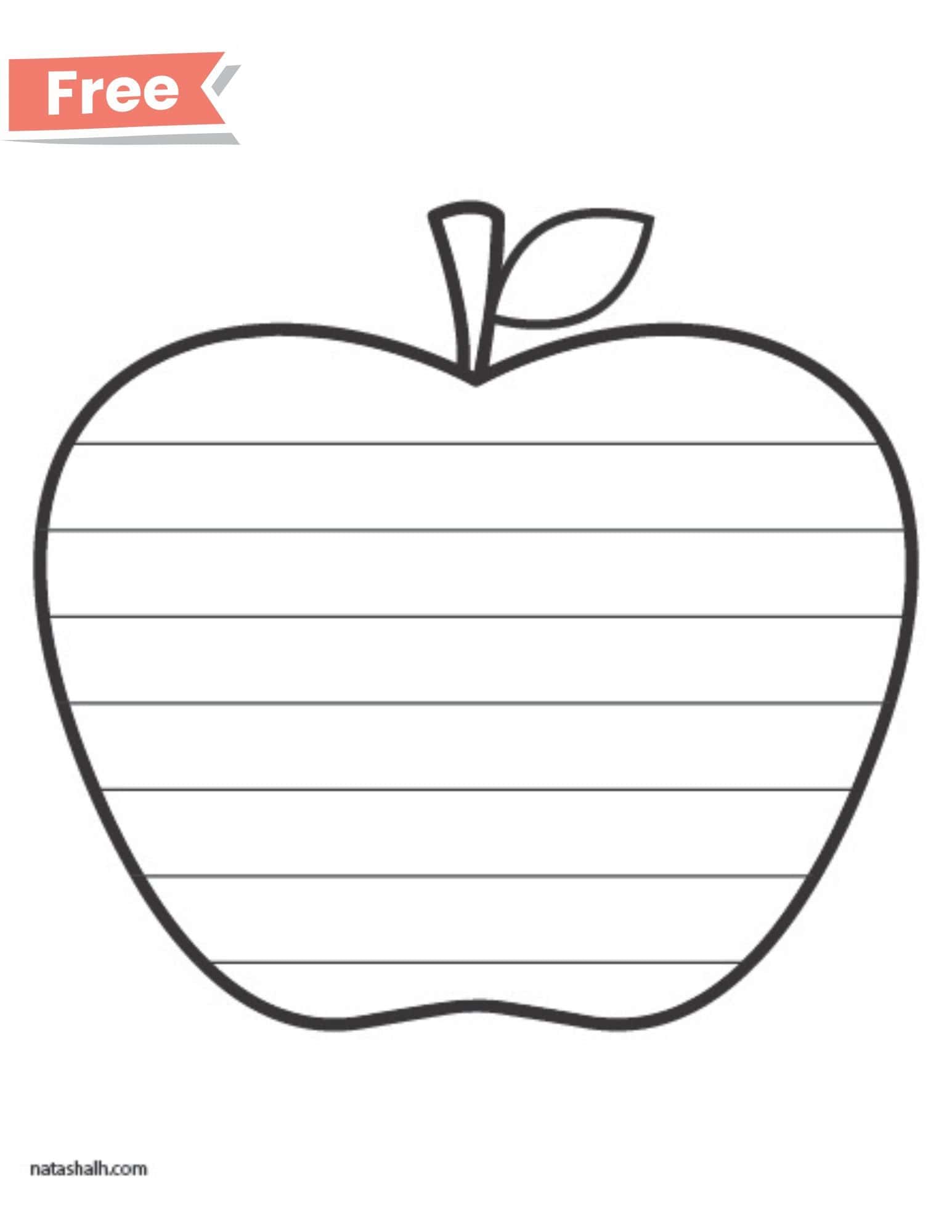 Printable Apple Template