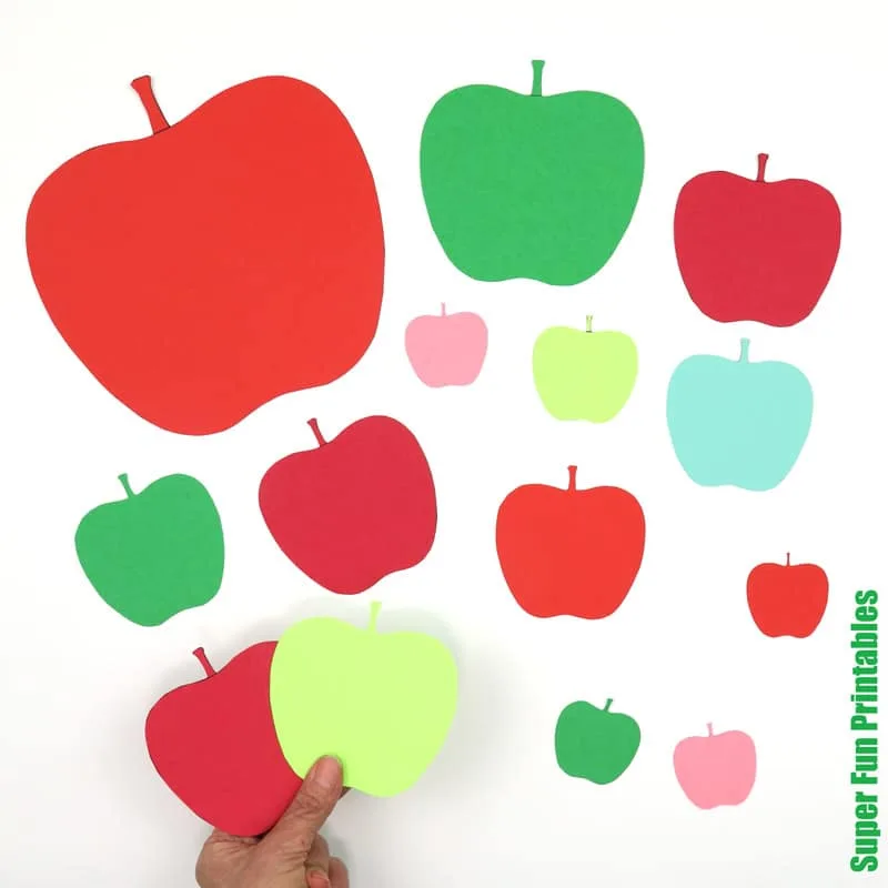 free apple pattern printable
