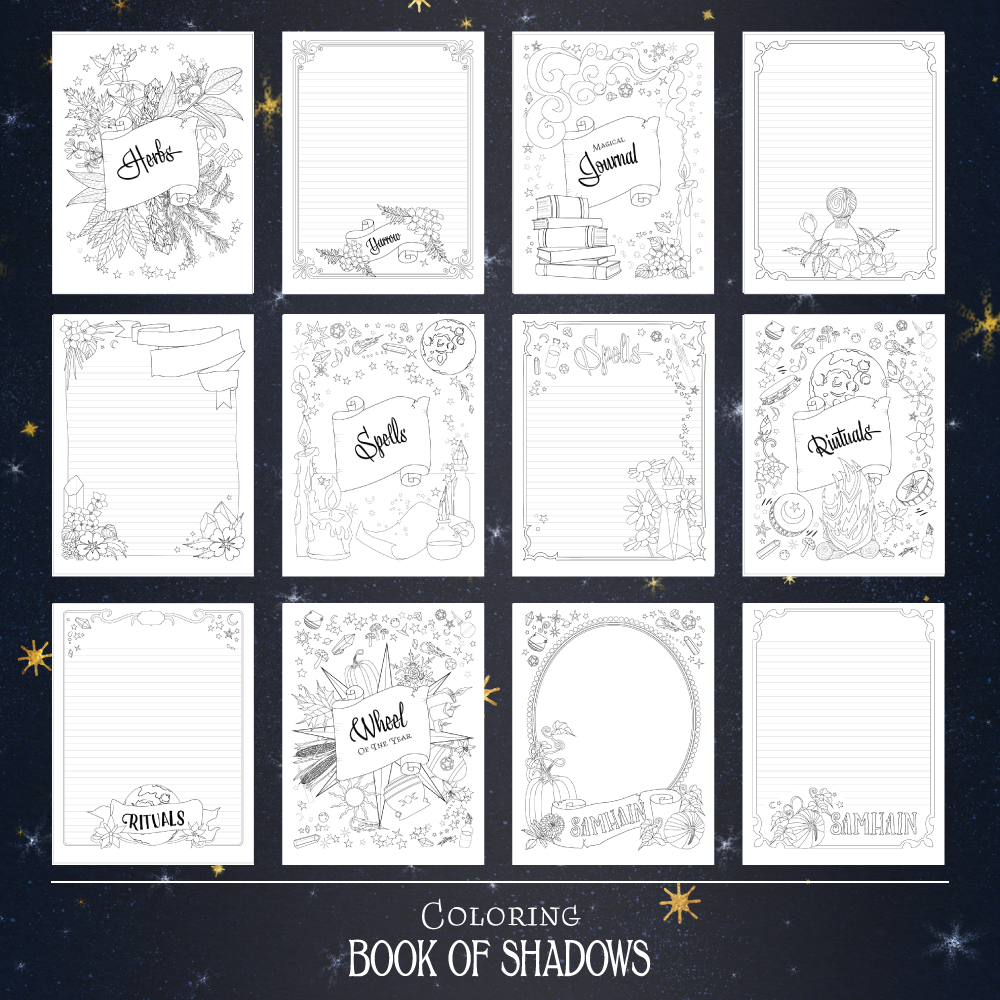 Printable Book Of Shadows Pages