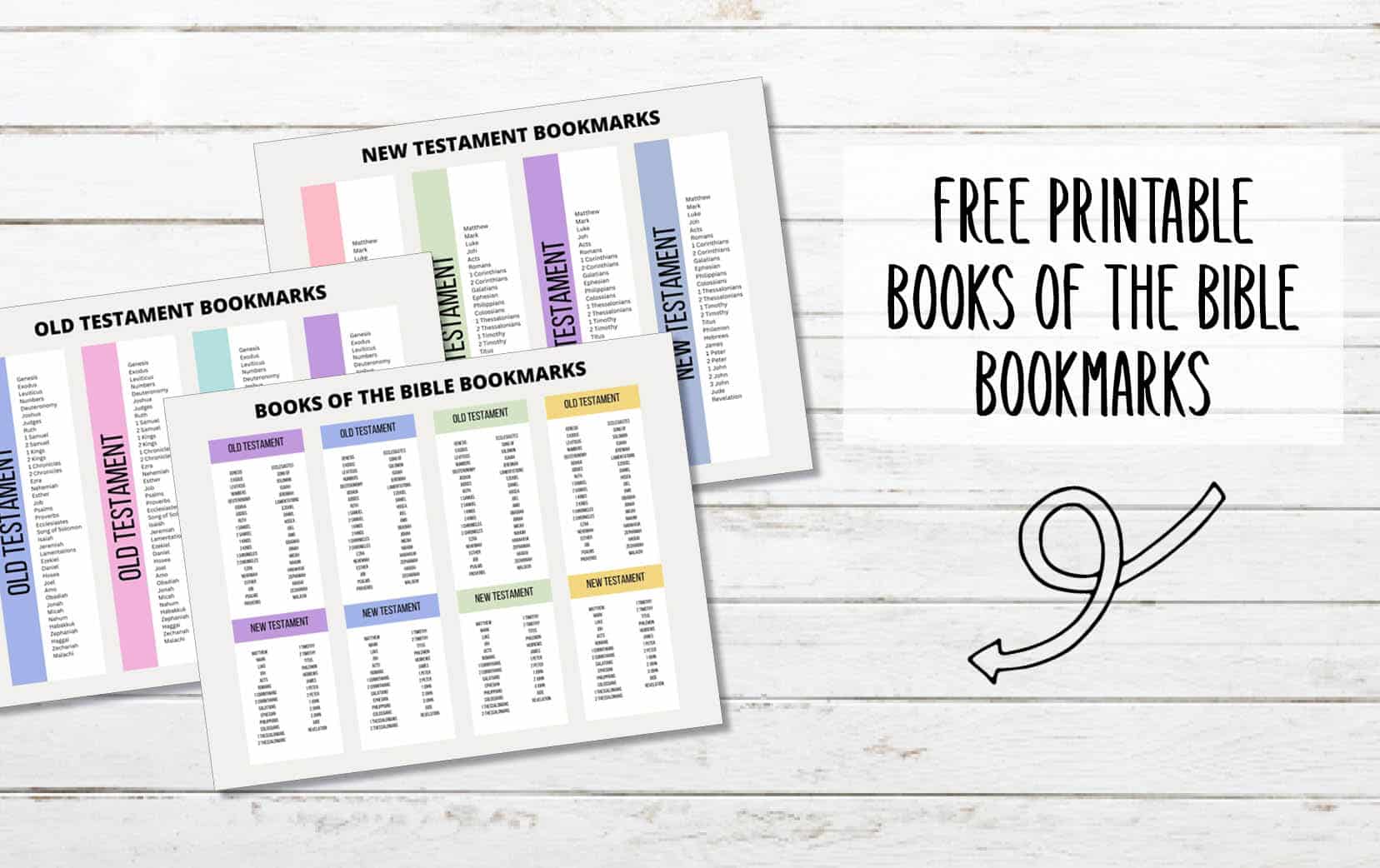 Printable Books Of The Bible Bookmarks Printable Books Of The Bible Bookmarks