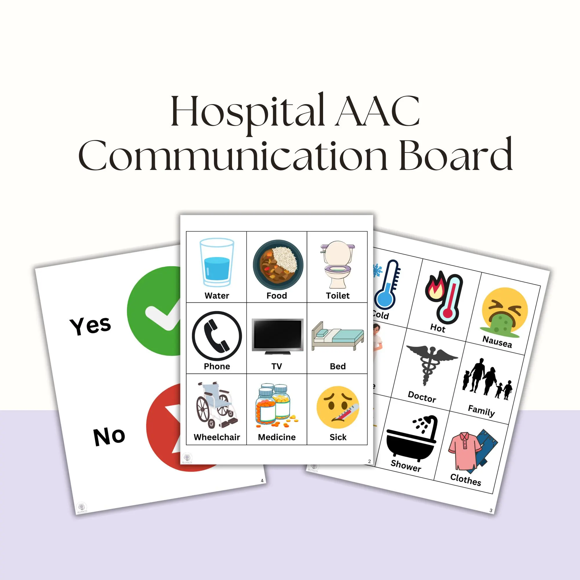 Printable Communication Boards For Stroke
