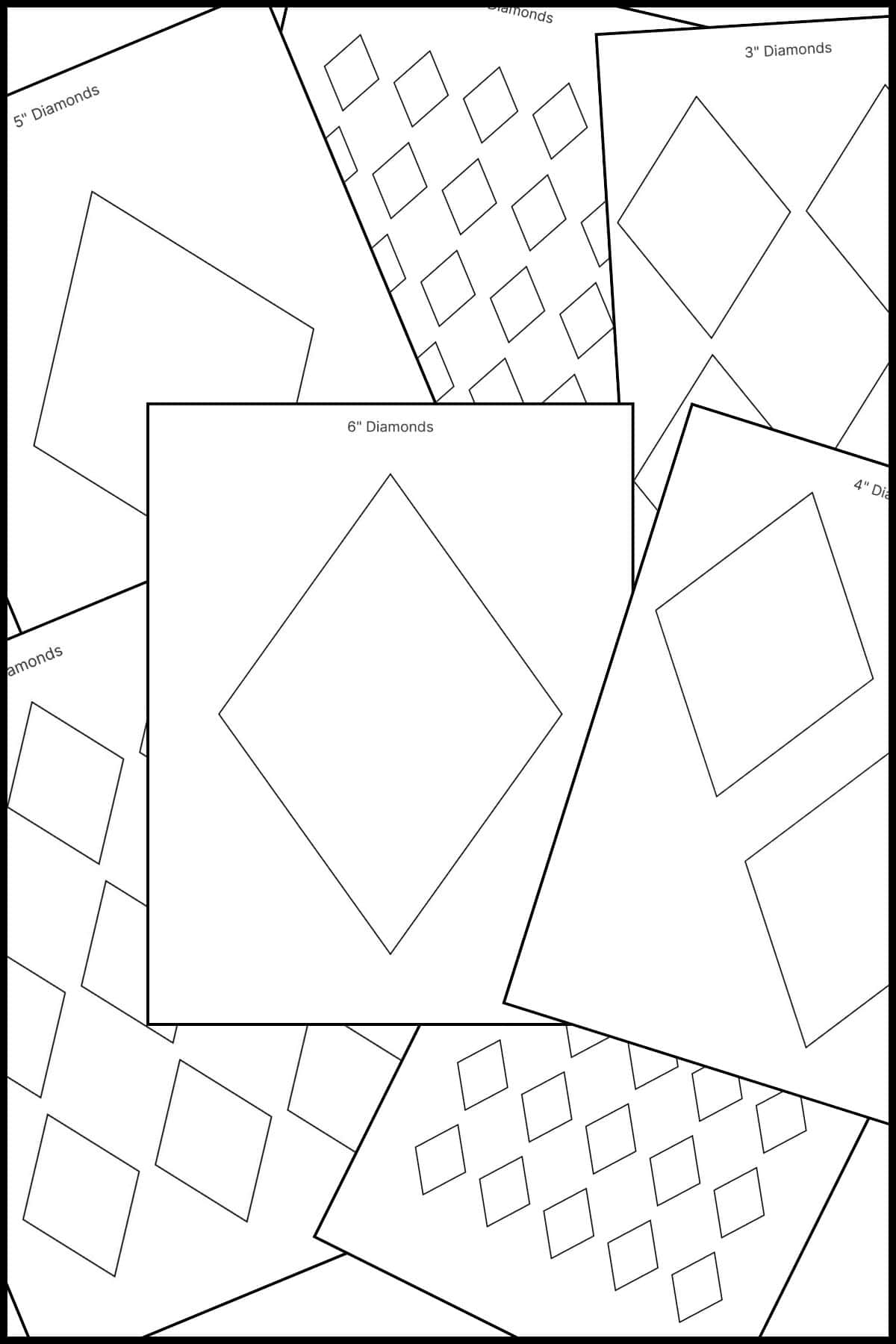 Printable Diamond Shape